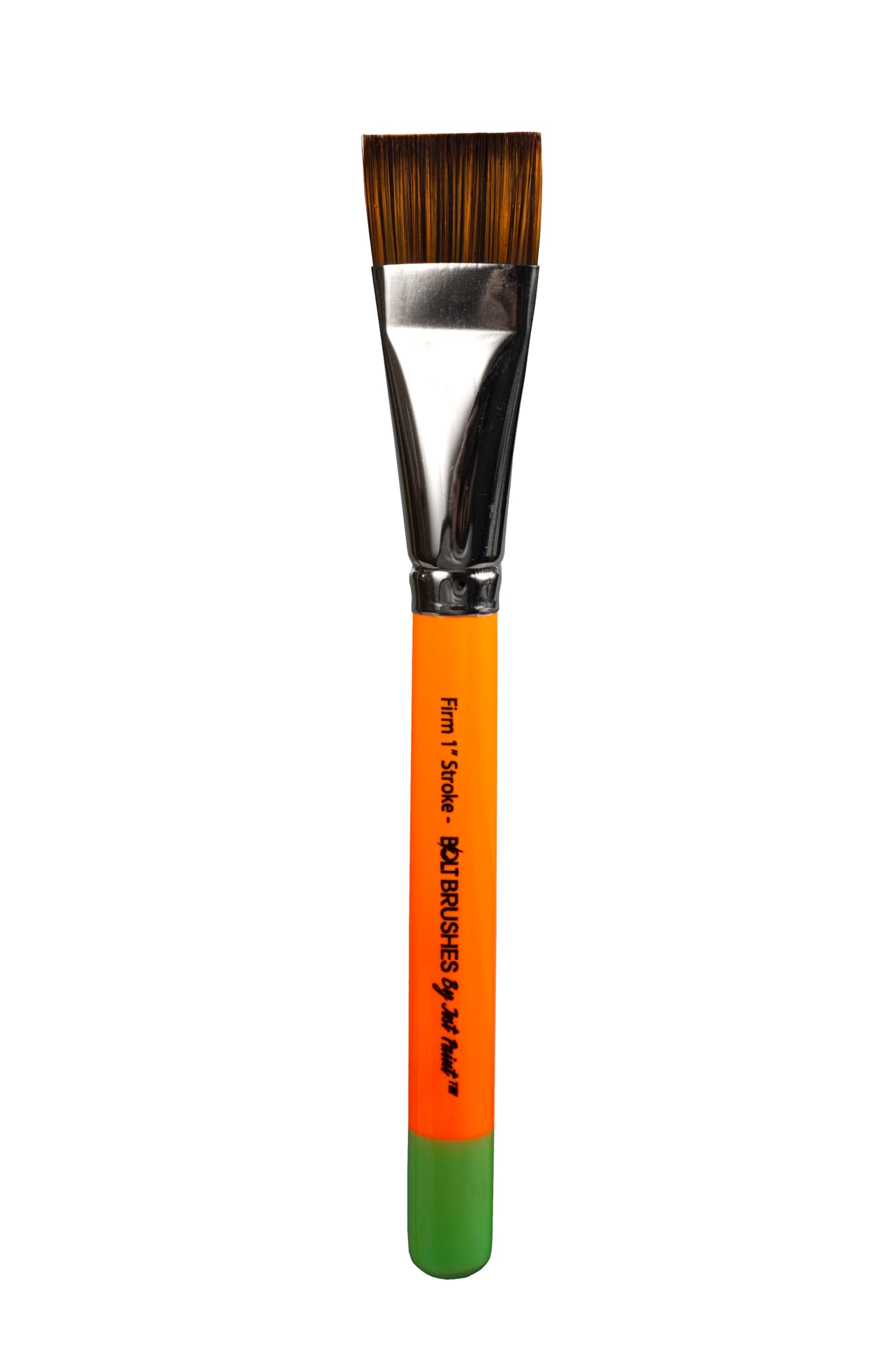 Jest Paint Bolt Face Painting Brushes - 1 Inch Firm Stroke for Professional Face Art, Halloween & Costume Makeup