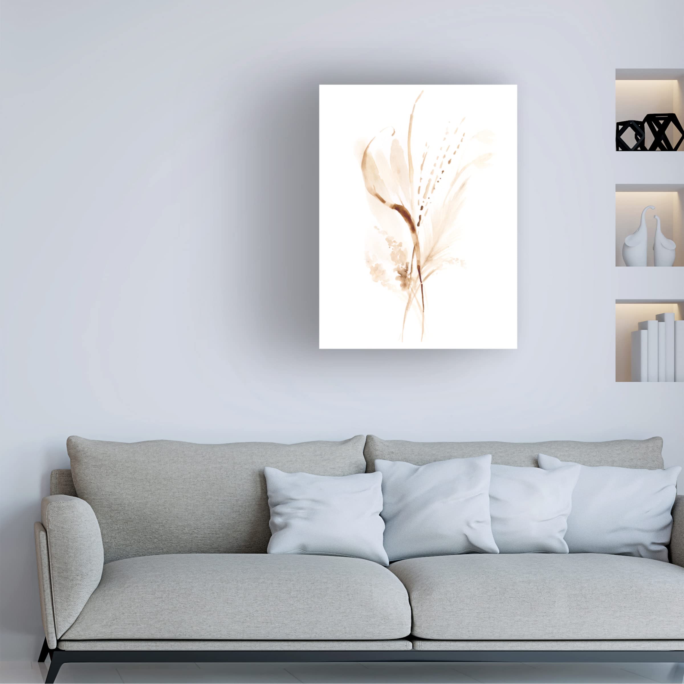 Victoria Borges 'Soft Gathering I' Canvas Art Print - Modern Abstract Wall Decor for Living Room, Bedroom & Office - Trademark Fine Art Collection