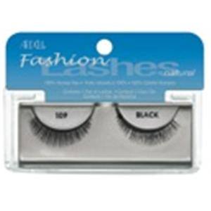 Ardell Fashion Lashes 109 Black - Natural Looking False Eyelashes for Everyday Wear & Special Occasions