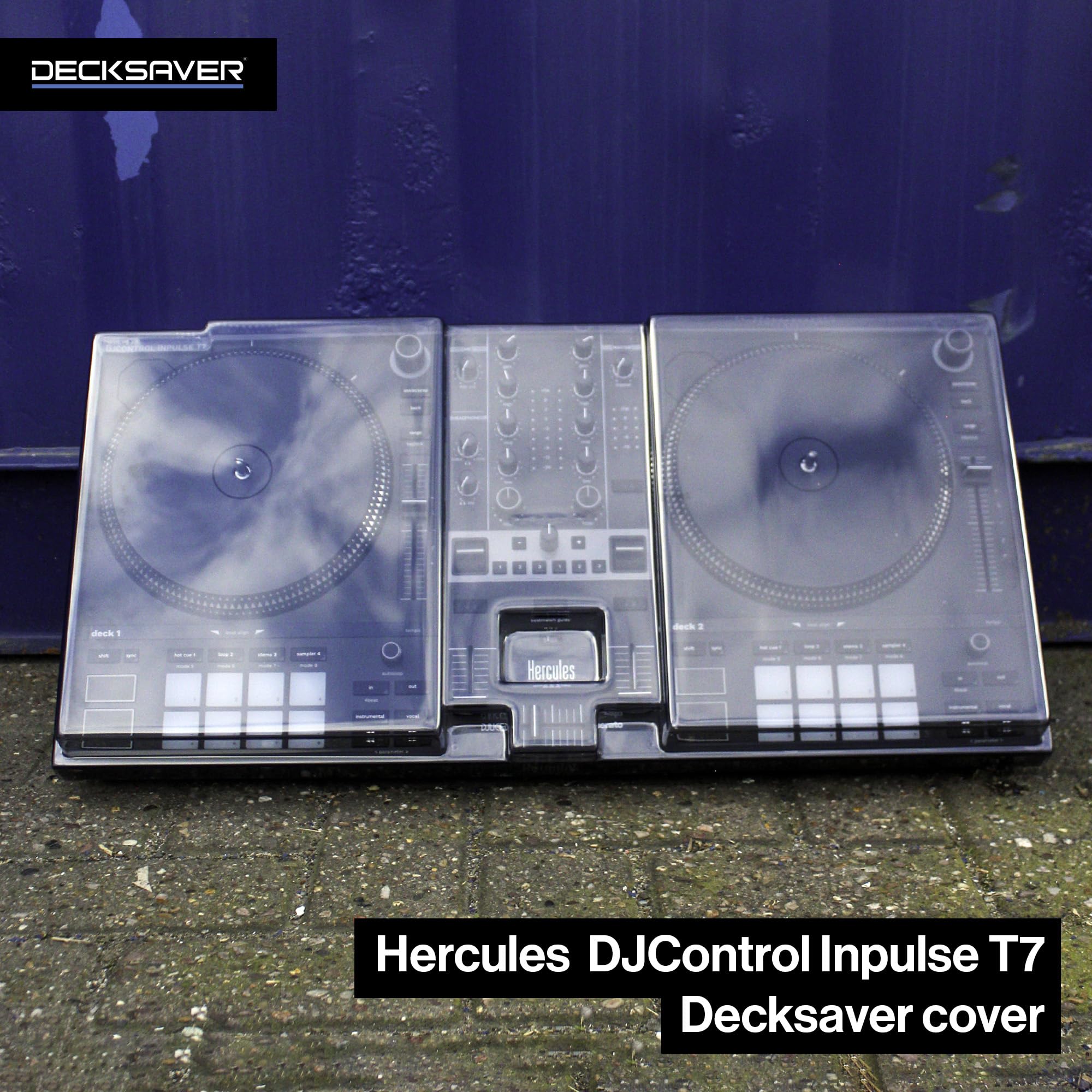Decksaver Inpulse T7 DJ Controller Cover - Durable Protection for Pioneer DDJ-T7 (DS-PC-INPULSET7) - Perfect for Studio, Club & Travel Use
