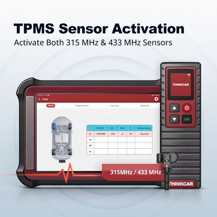 TPMS TWAND 200 - Professional Tire Pressure Sensor Activation & Relearn Tool for Cars, Trucks & SUVs | Automotive Diagnostic Equipment for TPMS Reset | Perfect for Auto Shops & DIY Mechanics