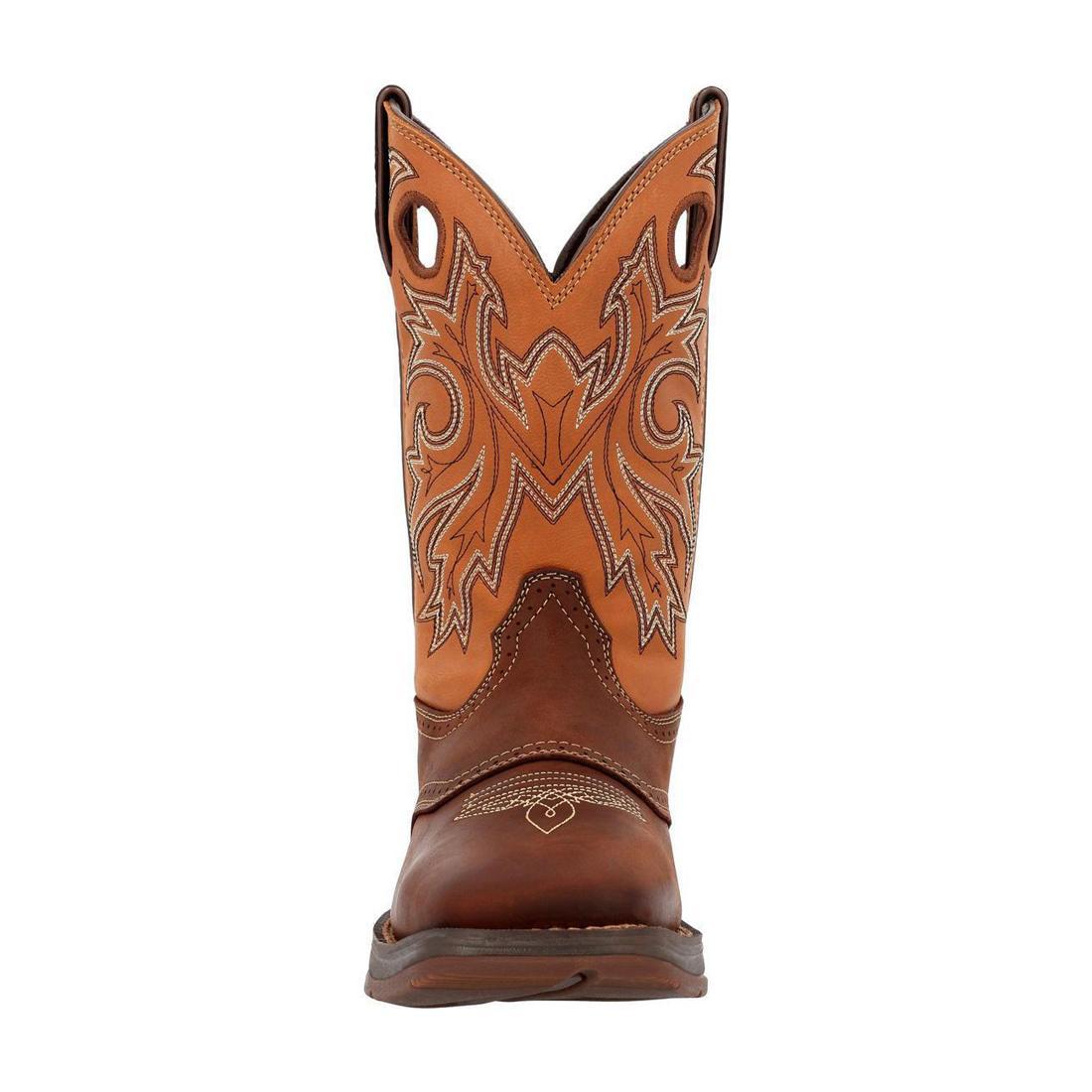 Rebel Steel Toe Waterproof Western Boots for Men - Durable Work & Outdoor Safety Shoes - Perfect for Construction, Hiking, and Ranch Work