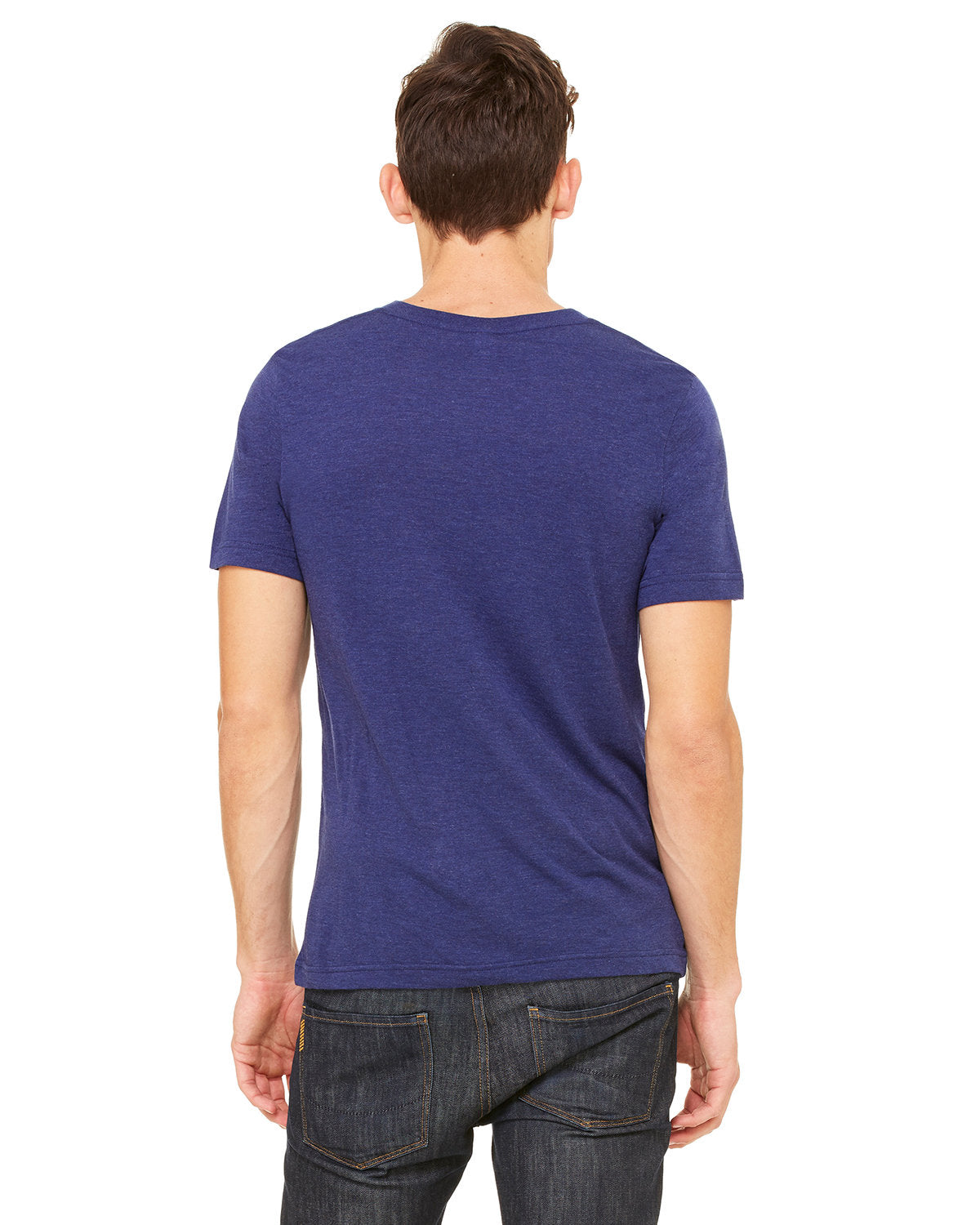 Bella + Canvas 3415C Unisex Triblend V-Neck T-Shirt - Soft Comfortable Tee for Men & Women - Perfect for Casual Wear, Gym, and Everyday Outfits