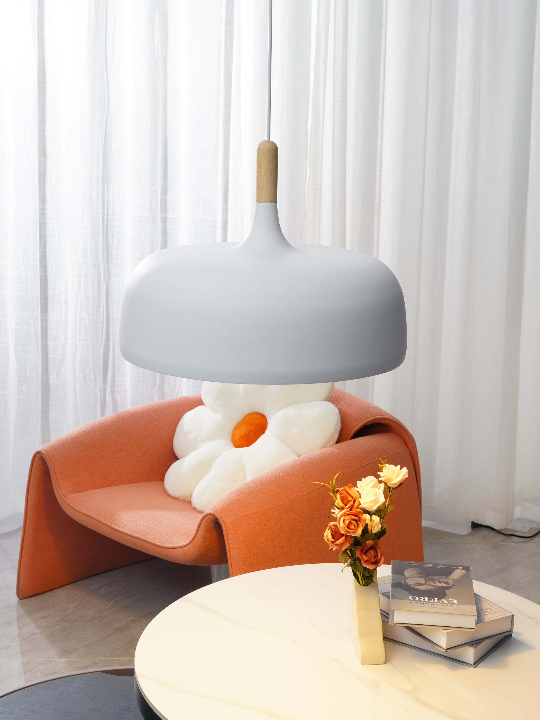 Stylish Acorn Pendant Light Fixture - Modern Hanging Ceiling Lamp for Kitchen Island, Dining Room & Bedroom Decor