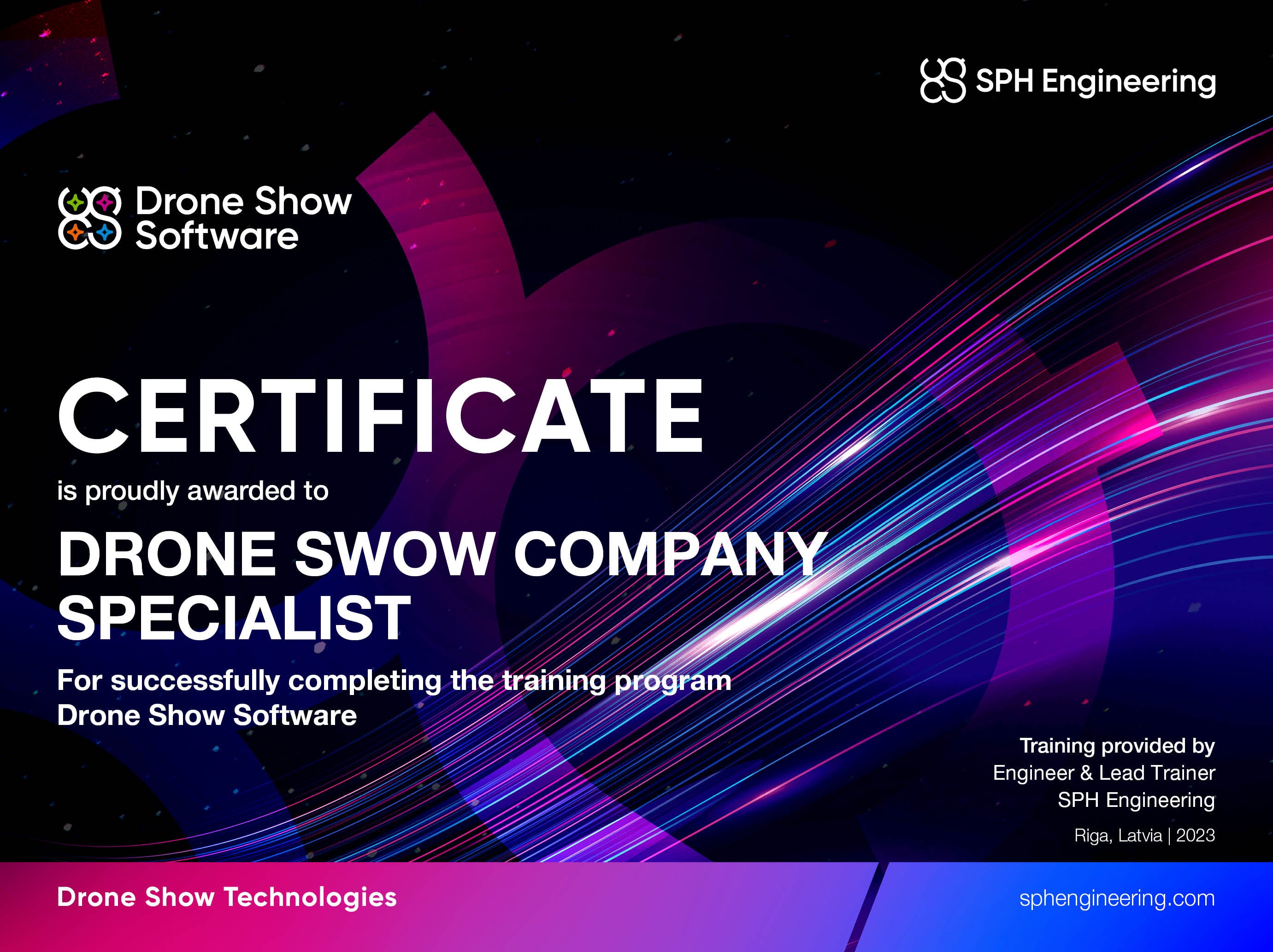 FAA-Certified Drone Show Team Training & Certification Program | Professional UAV Light Display Services for Events & Performances
