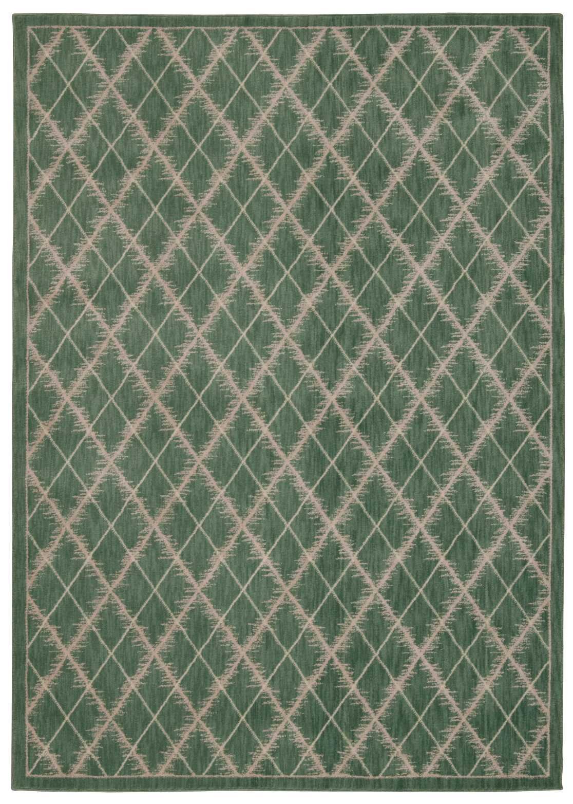 Nourison Tranquility Transitional Light Green 3'9