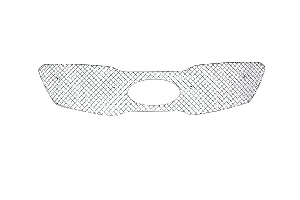 APS Compatible with Kia Sorento 2011-2013 Chrome Mesh Front Grille Insert with Logo - Stainless Steel Upper Main Grill Replacement (KX6757S) - Perfect for Car Upgrades & Customization