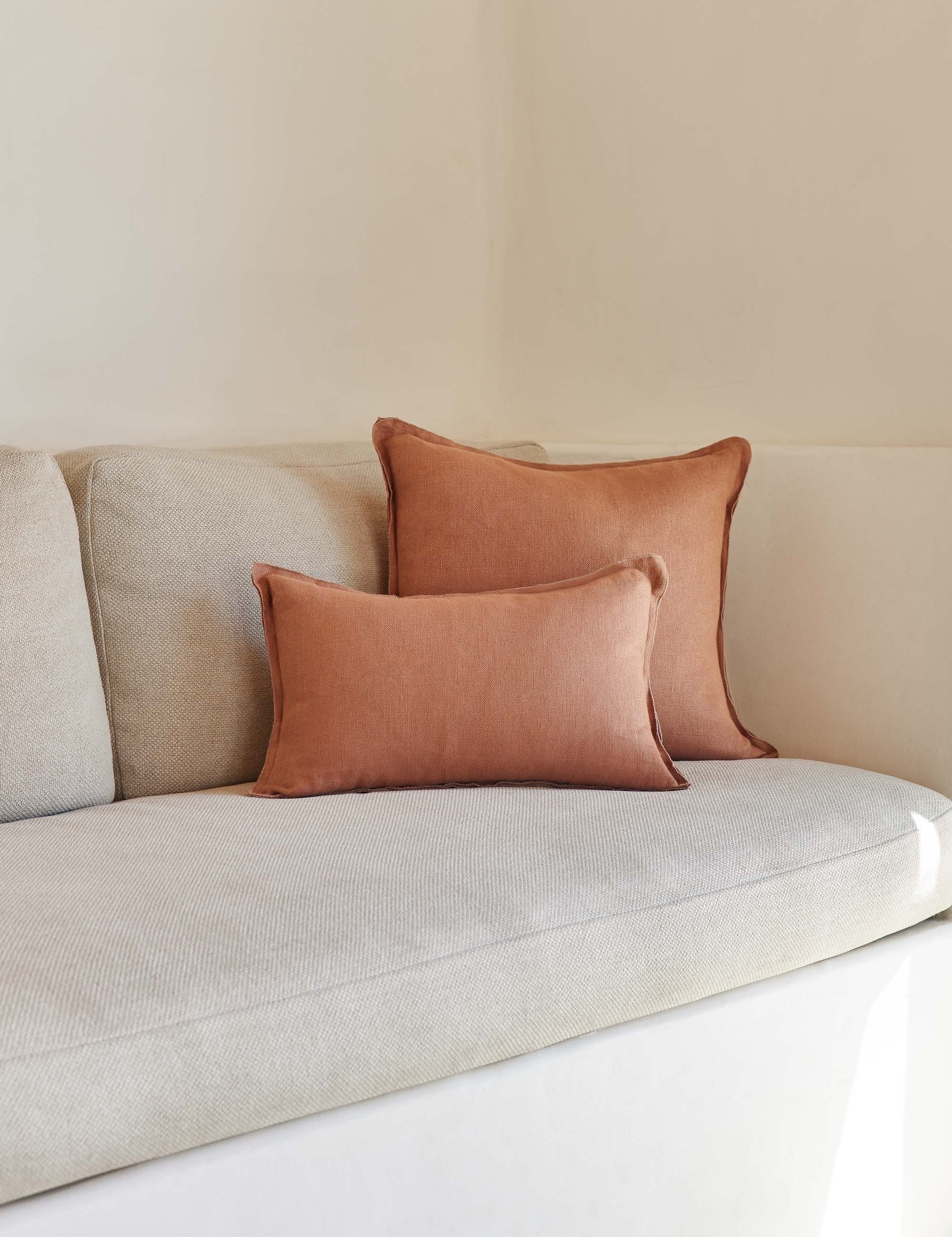 Arlo Linen Pillow - Premium Soft Linen Pillow Cover for Bed, Couch & Home Decor - Breathable & Comfortable for All Seasons
