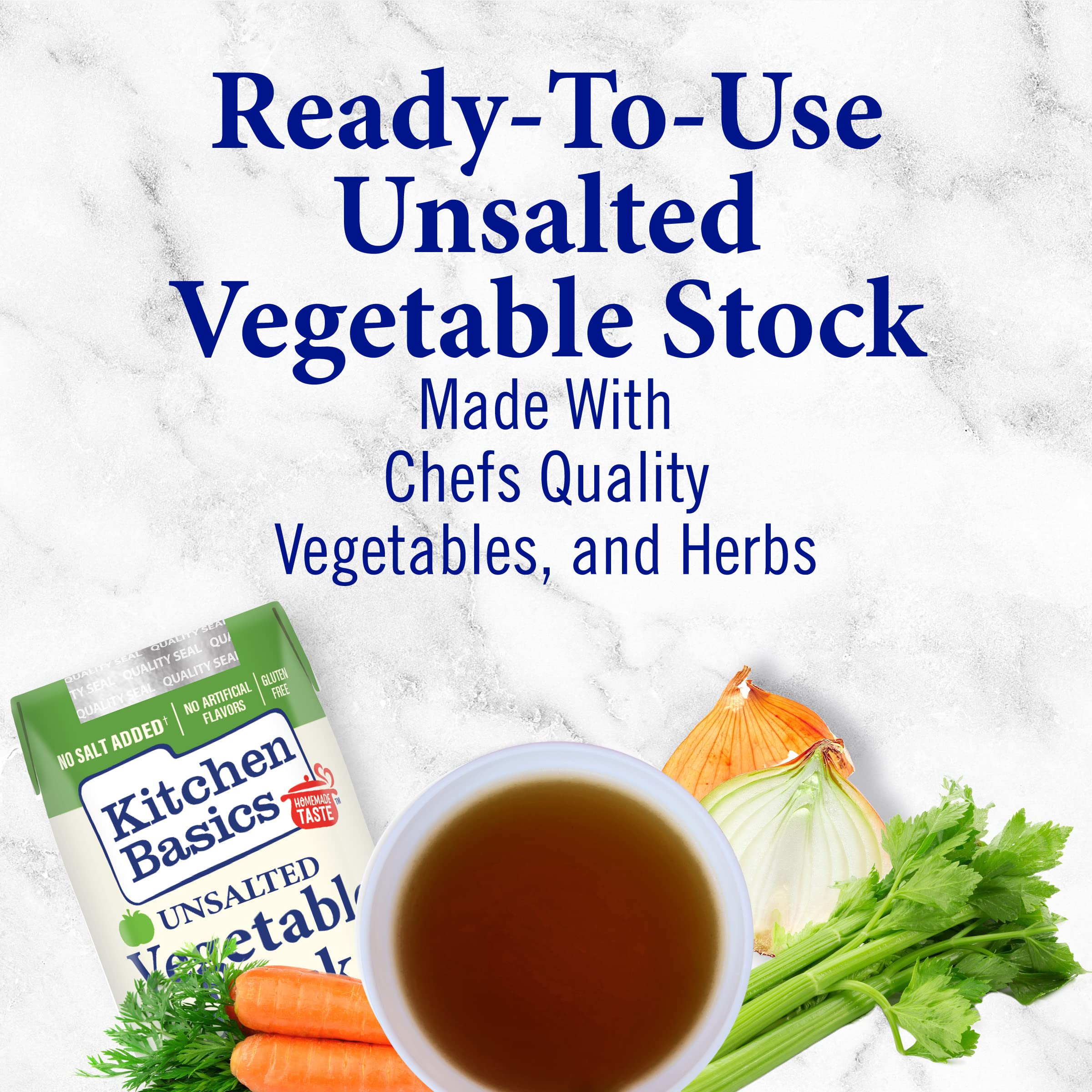 Organic Unsalted Vegetable Stock - 32 fl oz (946 ml) | Gluten-Free, Vegan, Non-GMO | Perfect for Soups, Stews & Cooking | Kitchen Essentials