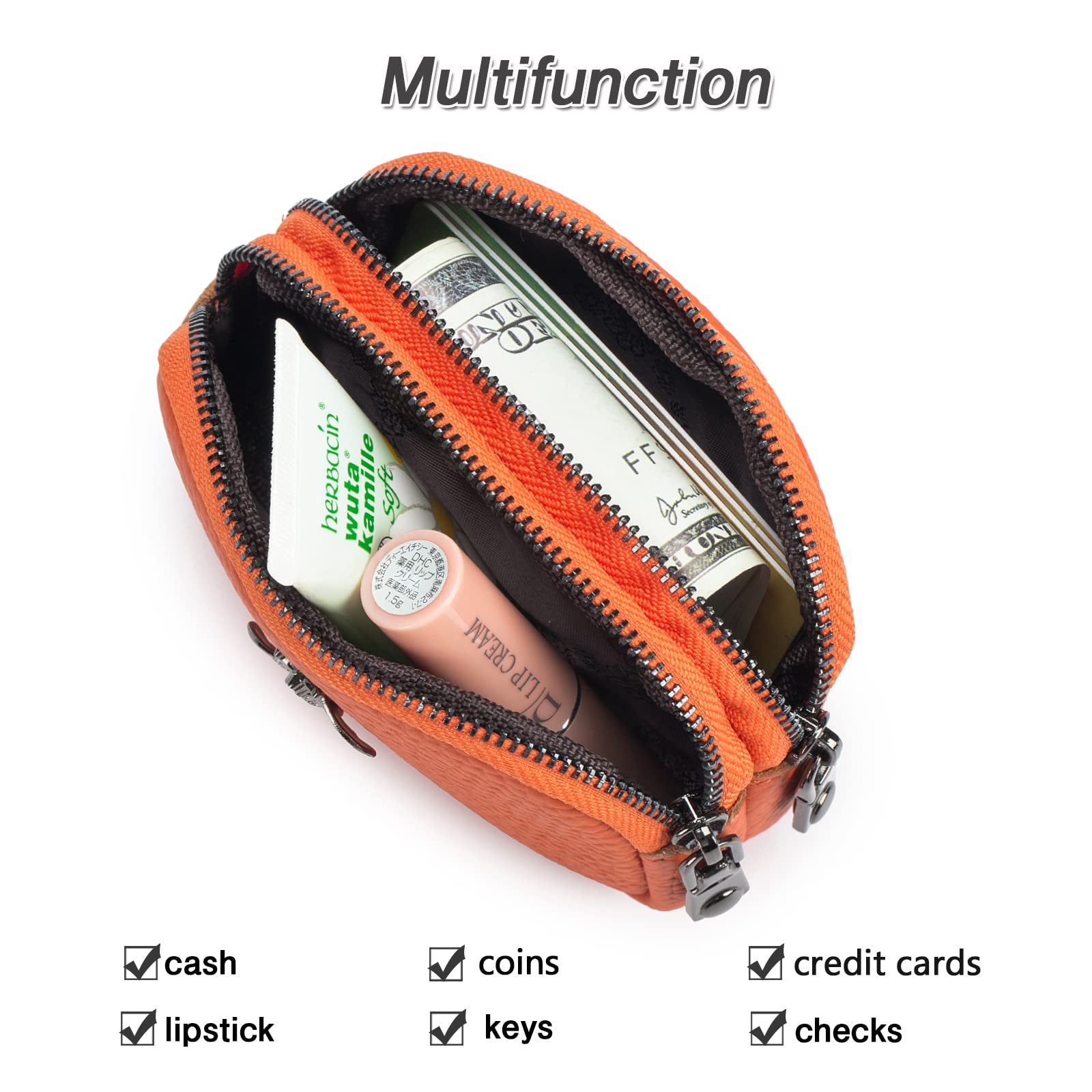 2-Pack imeetu Slim RFID Blocking Credit Card Holder & Women's Small Coin Purse Wallet - Perfect for Travel, Shopping, and Everyday Essentials Organization
