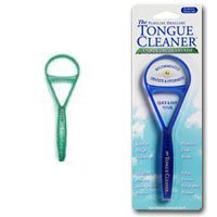 Green Plastic Tongue Cleaner - Fresh Breath Oral Hygiene Tool for Daily Use at Home & Travel
