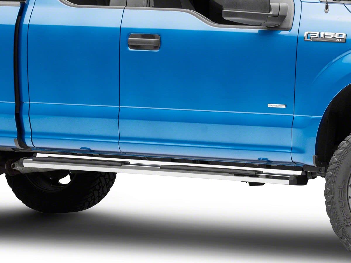 Barricade S6 Stainless Steel Running Boards for Ford F-150 Super Cab 2015-2020 - Durable Side Steps with Anti-Slip Surface | Perfect for Off-Roading & Daily Protection