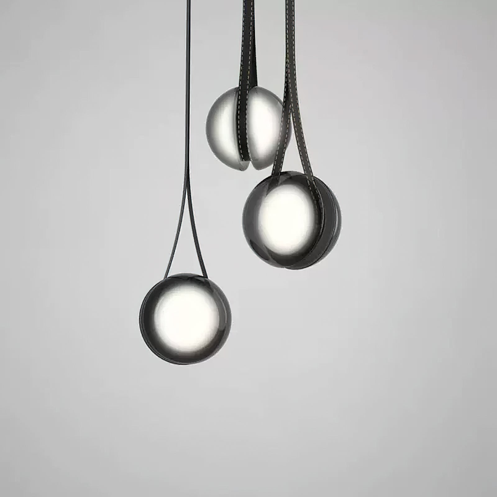 Modern Blackhole Glass Pendant Light Fixture - Elegant Ceiling Lighting for Dining Room, Kitchen Island & Bedroom Decor