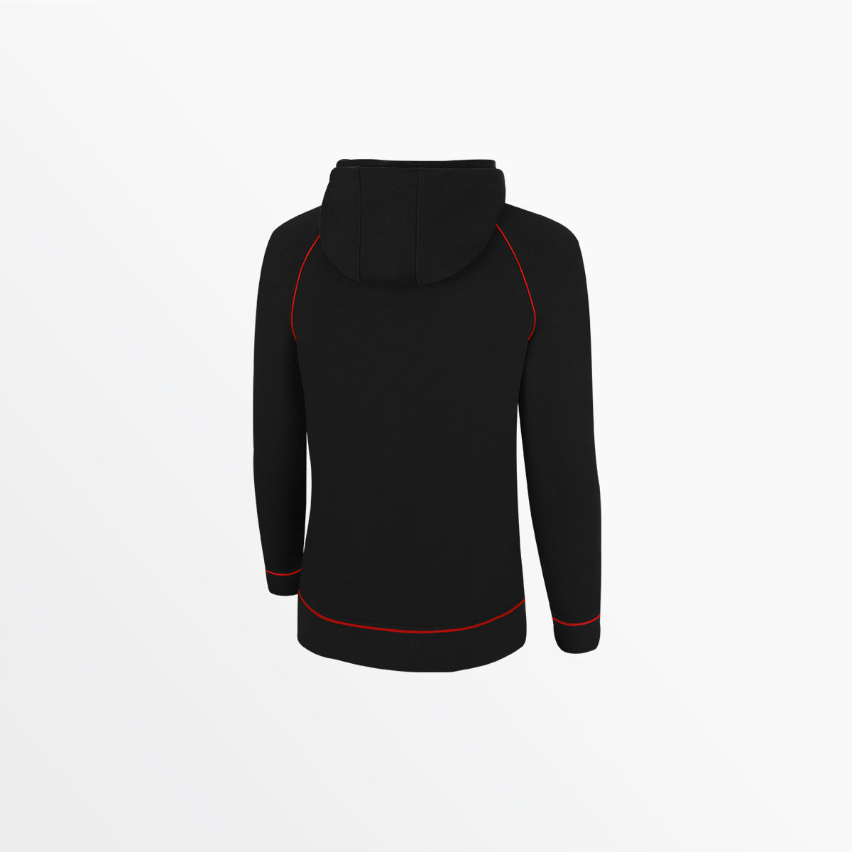 Women's Empire Pullover Hoodie with Piping - Cozy Fleece Sweatshirt for Casual Wear & Lounge Outfits | Trendy Streetwear & Athleisure Fashion