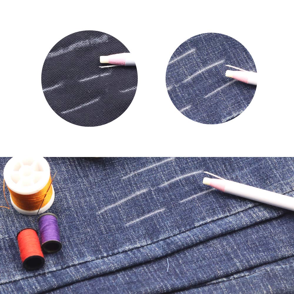 Lohas Select 12-Piece Sewing Marking Chalk Set - Tailor's Fabric Marking Pencils for Tracing & Cutting (6 Colors) - Perfect for Quilting, Dressmaking & DIY Sewing Projects