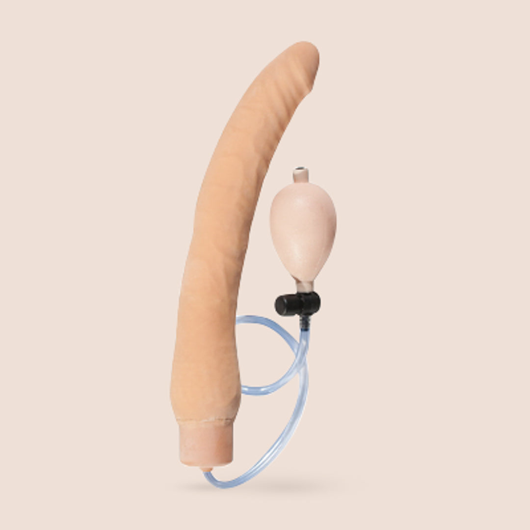 Extra Large Realistic Inflatable Dildo - 12 Inch Lifelike Adult Toy for Couples & Solo Play | Perfect for Spicing Up Your Sex Life & BDSM Scenes