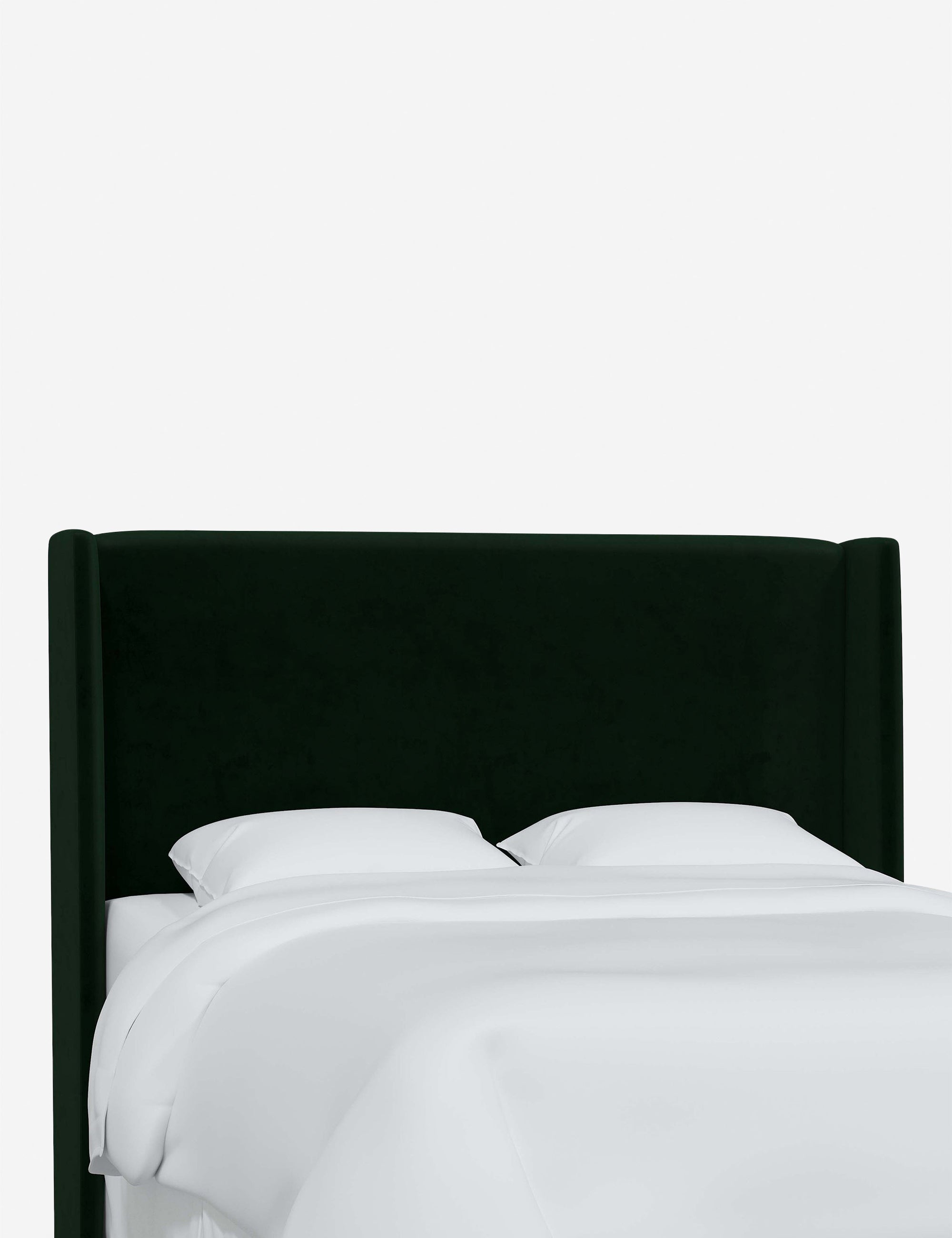 Adara Upholstered Headboard - Queen Size Bed Frame Headboard with Nailhead Trim - Perfect for Master Bedroom, Guest Room & Home Decor