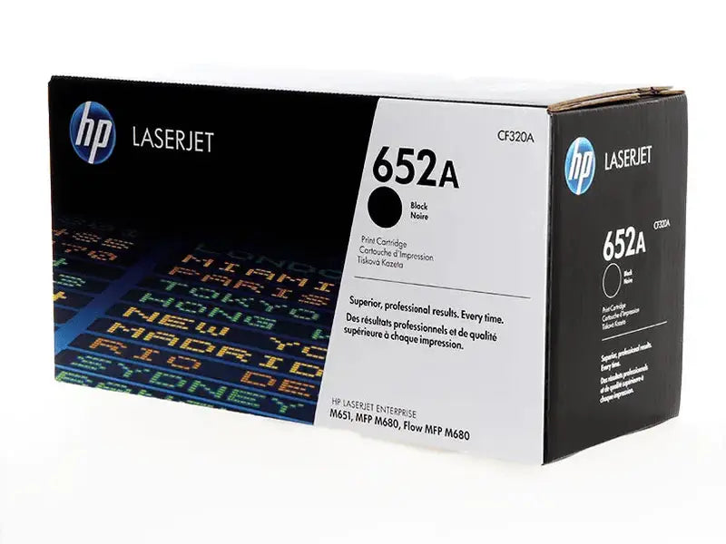 HP 652A Black Original LaserJet Toner Cartridge - Compatible with HP Printers - High Yield Printing for Office & Home Use