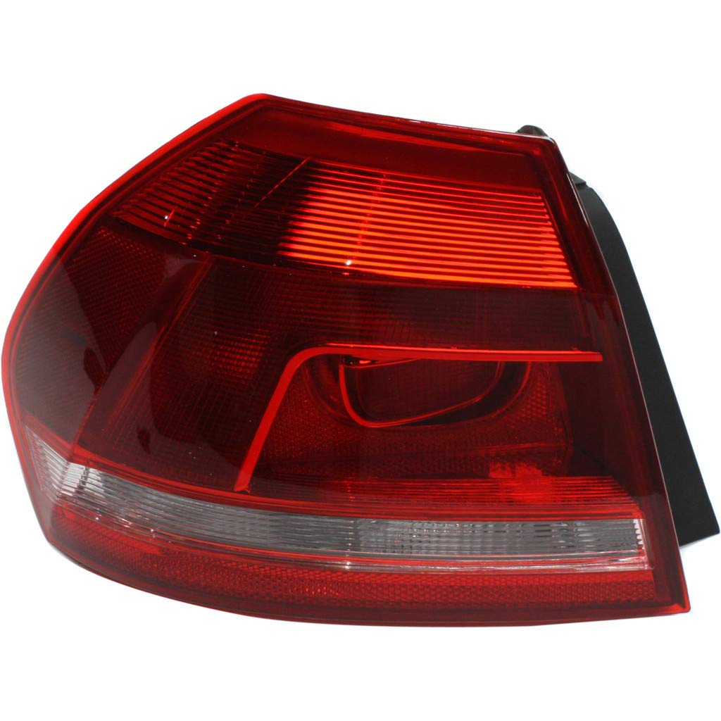 KarParts360 Volkswagen Passat Tail Light Assembly - Driver Side (2012-2015) with Bulbs, CAPA Certified (VW2804108) | Perfect Fit Replacement for Night Driving Safety & Auto Repair | Enhances Visibility for Safer Commuting and Road Trips