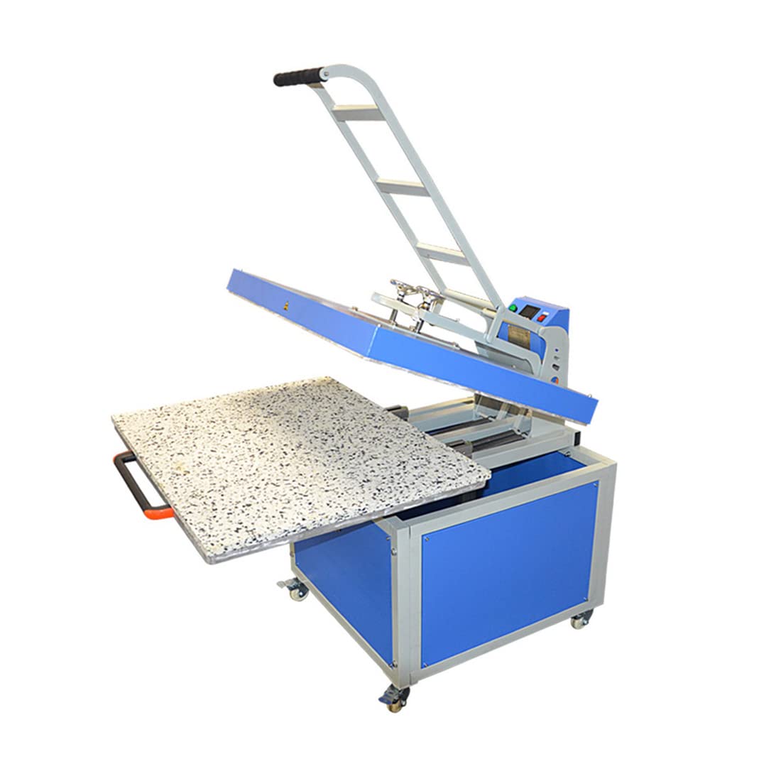 USA CALCA 39x47 Inch Large Format Heat Press Machine - Manual Operation Hand Force Textile Thermo Transfer Press for T-Shirts, Mugs & Hats - 220V 1P for Professional Garment Printing & DIY Crafts