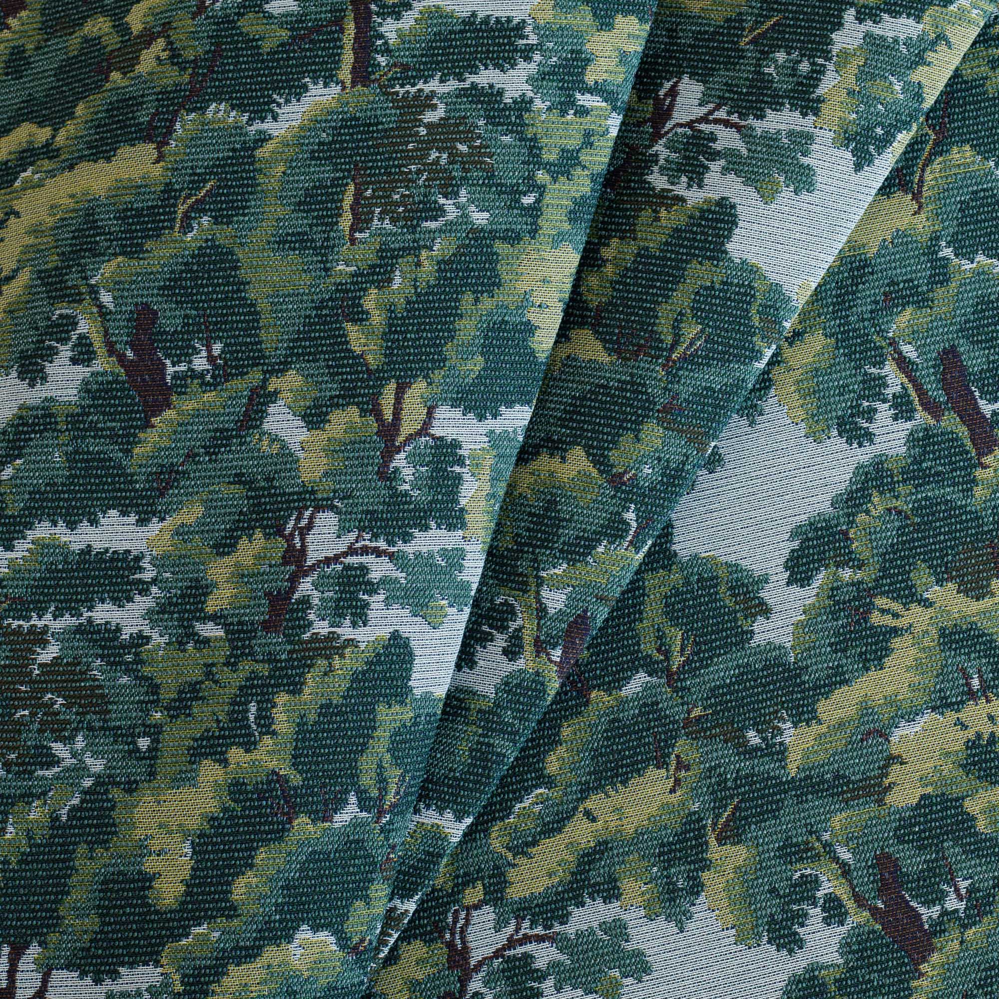 Premium Elora Fabric - Soft & Durable Forest Green Upholstery Material for Sofas, Chairs & Home Decor | Eco-Friendly & Stylish