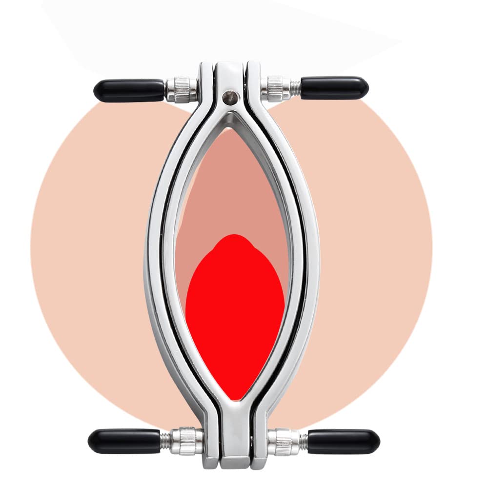 Adjustable Metal Clitoral Clip & Labia Stimulator - BDSM Bondage Sex Toy for Women, G-Spot & Vaginal Pleasure - Perfect for Couples Play & Sensual Exploration