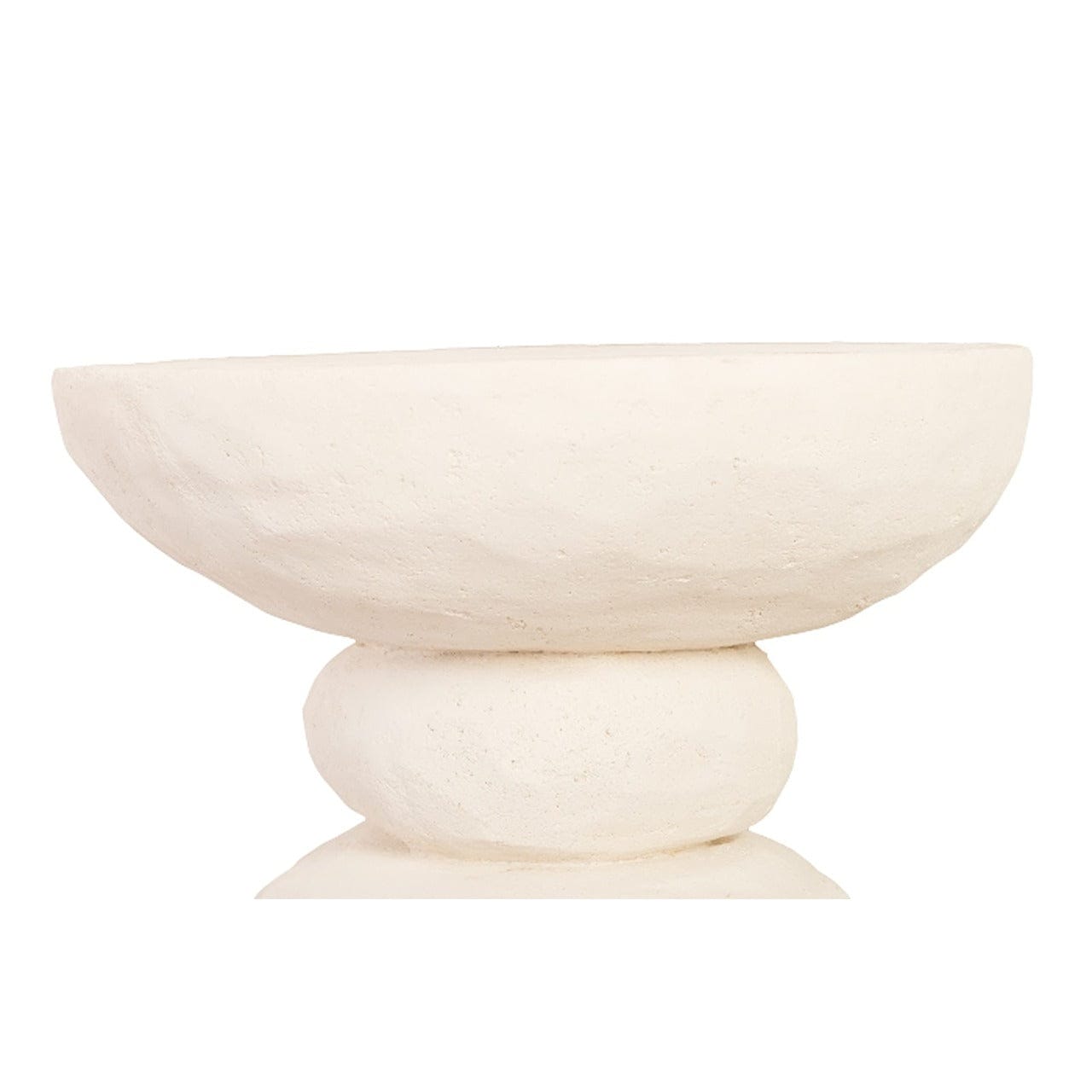 Modern Boulder Side Table - Natural Stone Accent Table for Living Room, Bedroom, or Outdoor Patio - Perfect for Coffee, Books, and Decor