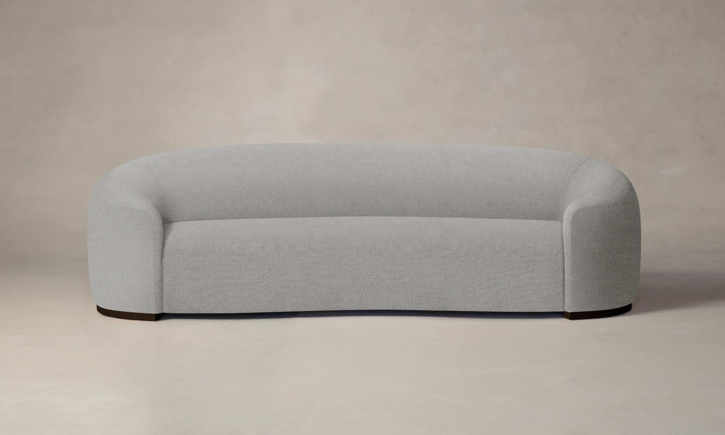 The Chelsea Sofa - Premium Merino Heather Grey Fabric - Perfect for Living Rooms, Lounges & Cozy Home Decor