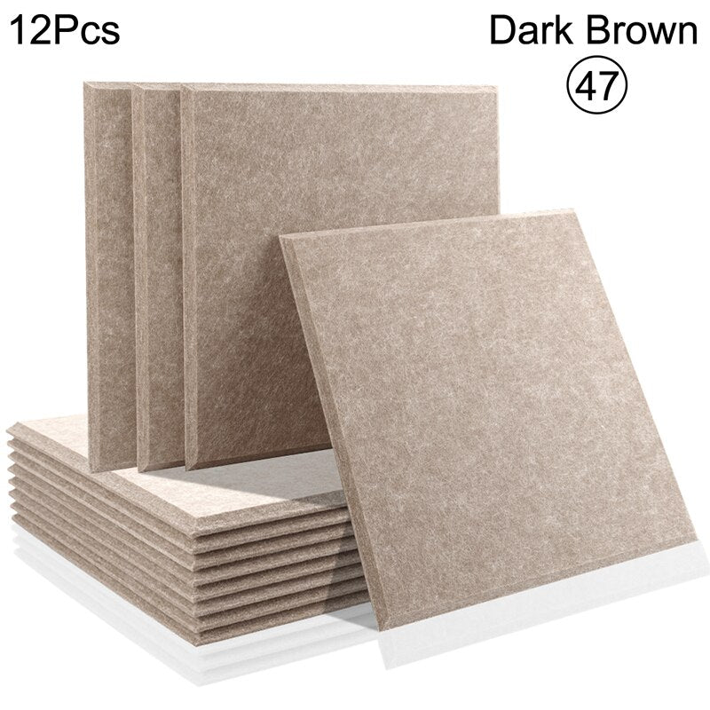 Acoustic Insulation Panel Tiles - Premium Soundproof Wall Panels for Home Studio, Office & Theater Noise Reduction | High Density Foam Panels for Better Sound Absorption