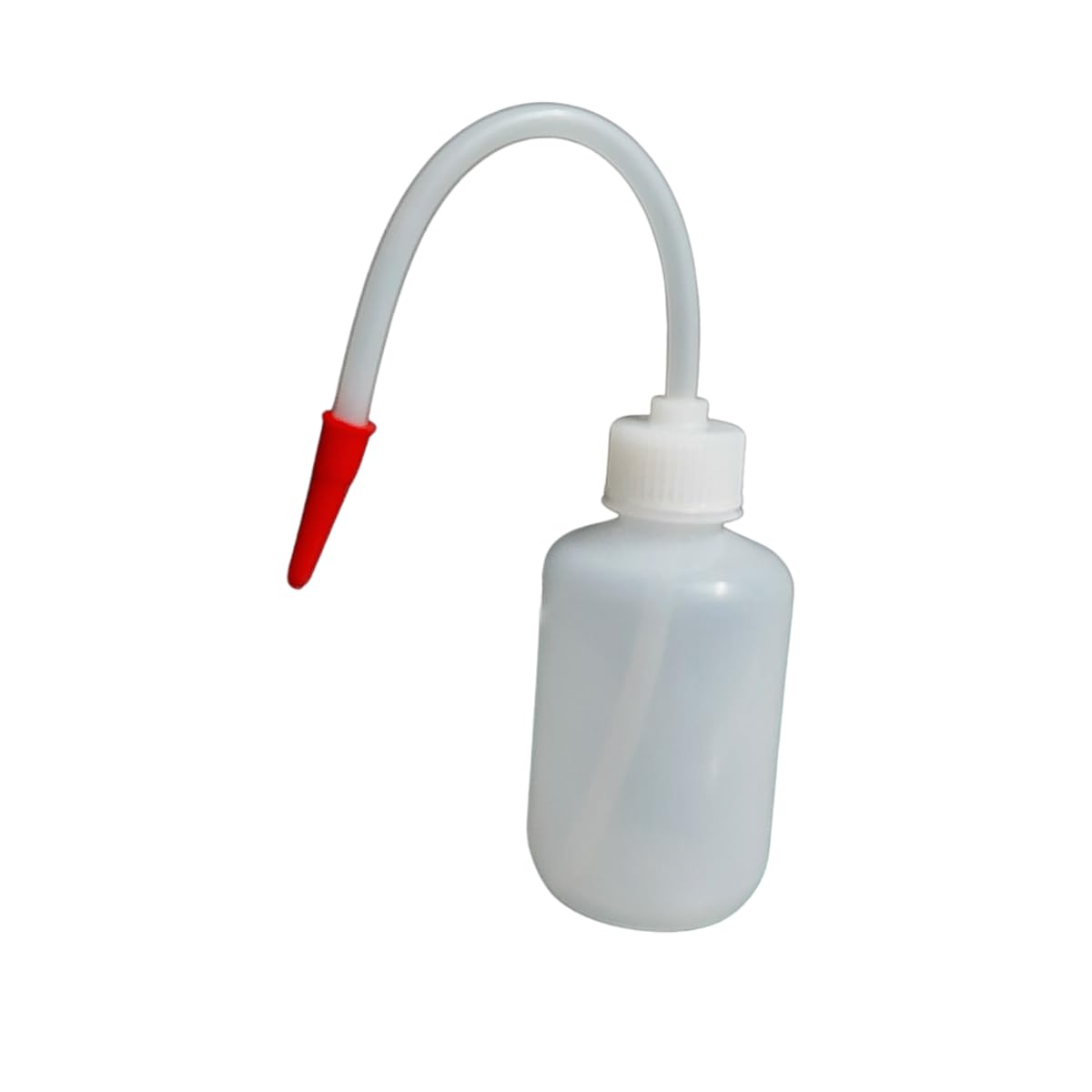 AANIJ® 125ml Polyethylene Wash Bottle (Pack of 3) - Ideal for Laboratory, Cleaning & Chemical Dispensing