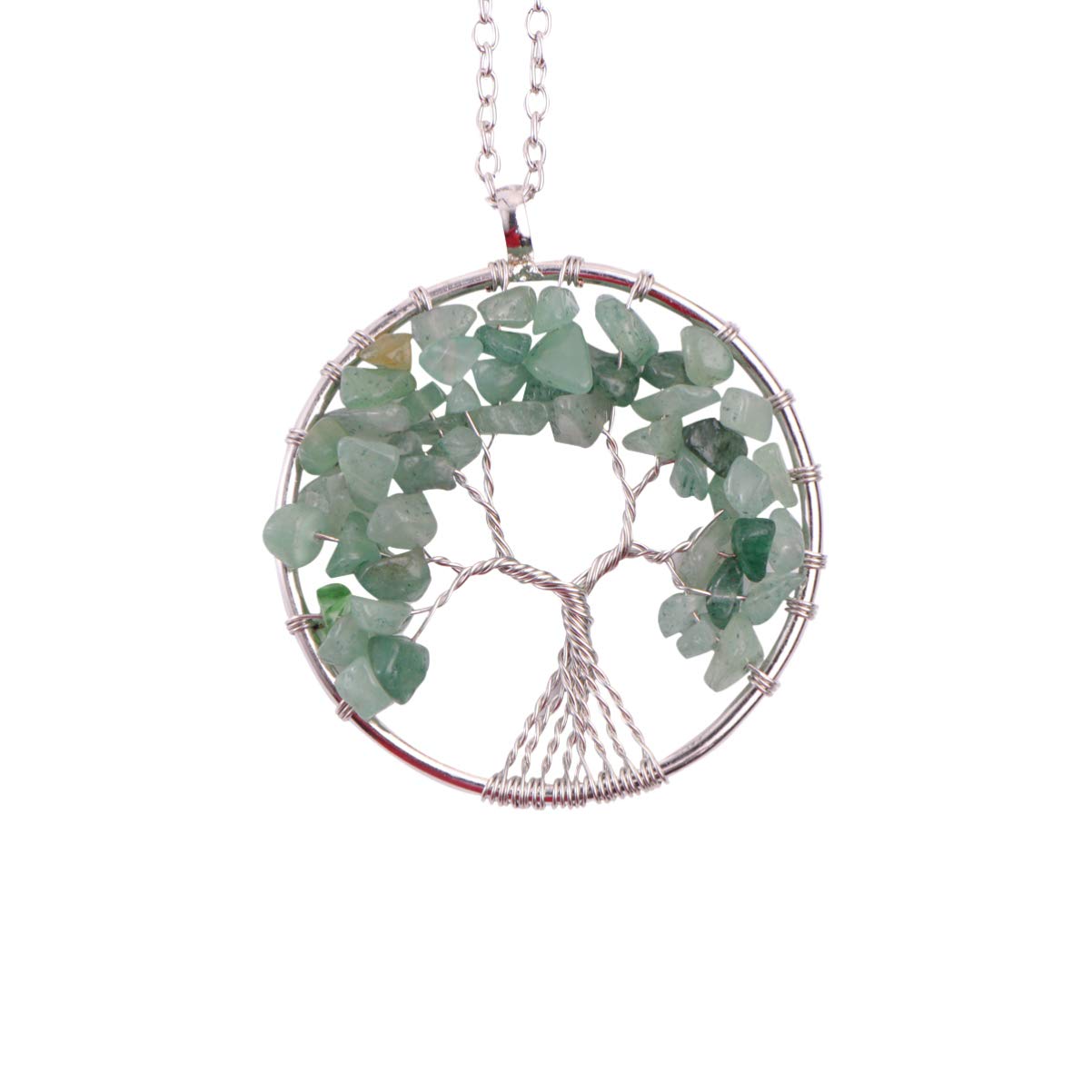 Trendy Women's Quartz Pendant Necklace - Floating Gemstone Crystal Choker for Everyday Wear & Special Occasions | Dainty Gravel Miss Accessories Jewelry Gift for Her