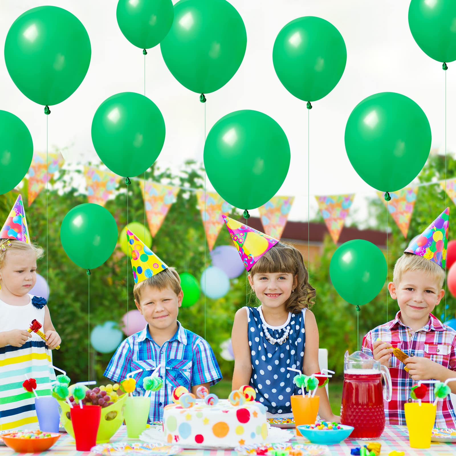 94pcs Light Green Balloons Garland Arch Kit - 5/10/12/18 Inch Matte Latex Balloons for Baby Shower, Birthday Party, Jungle & Dinosaur Theme Decorations - Perfect for Gender Reveals, Wedding Decor and Photo Backdrops