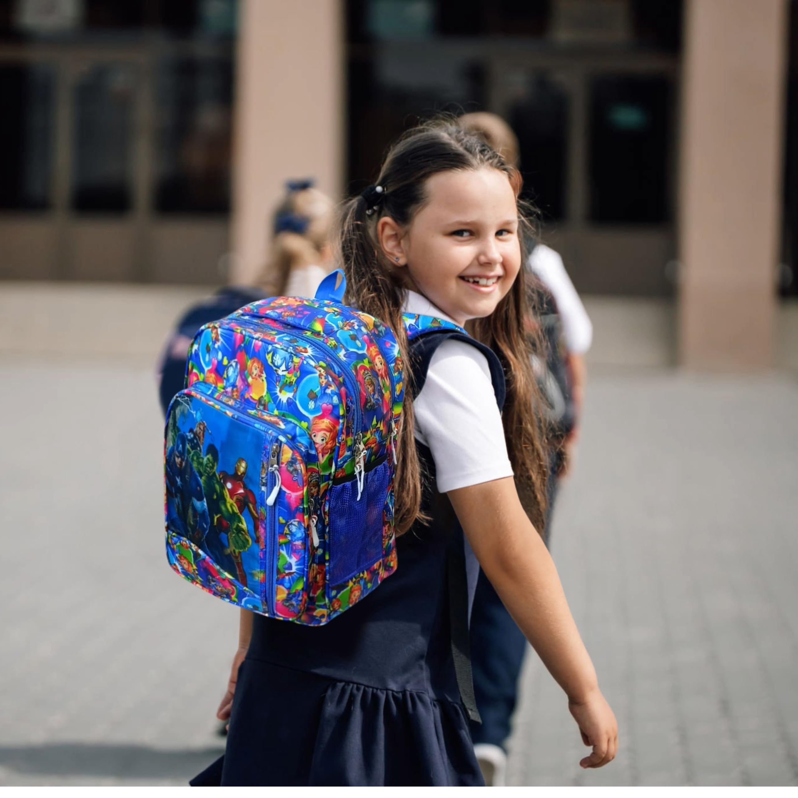 Jetayu Kids Backpack - Waterproof & Lightweight School Bag for Boys & Girls | Durable Bookbag with Colorful Designs | Perfect for School, Travel & Daily Use