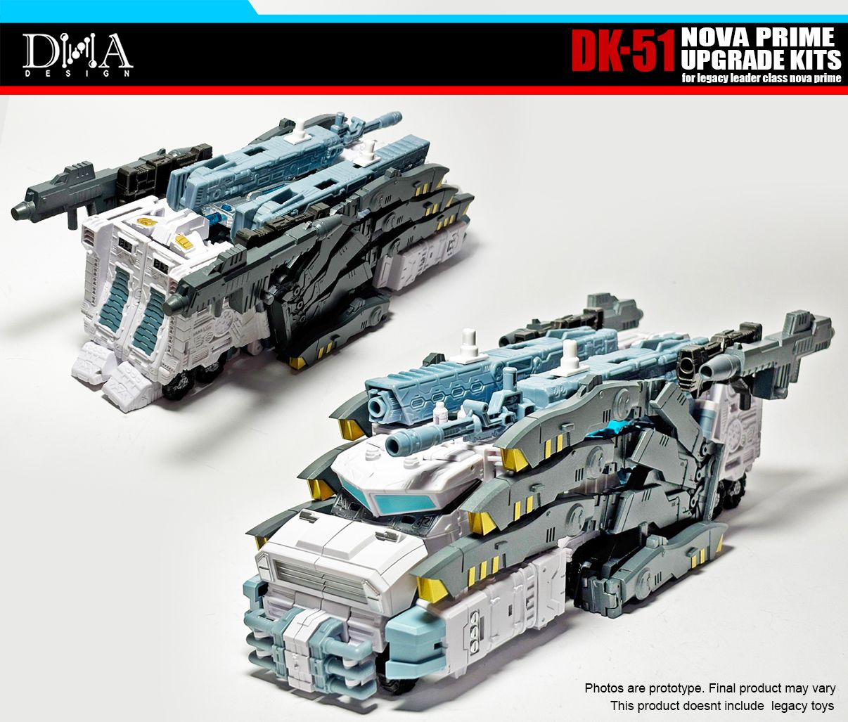 DNA Design DK 51 Upgrade Kit for Nova Prime - Transformers Action Figure Parts - Perfect for Collectors & Custom Builders - Enhance Your Nova Prime Figure Display & Play Experience