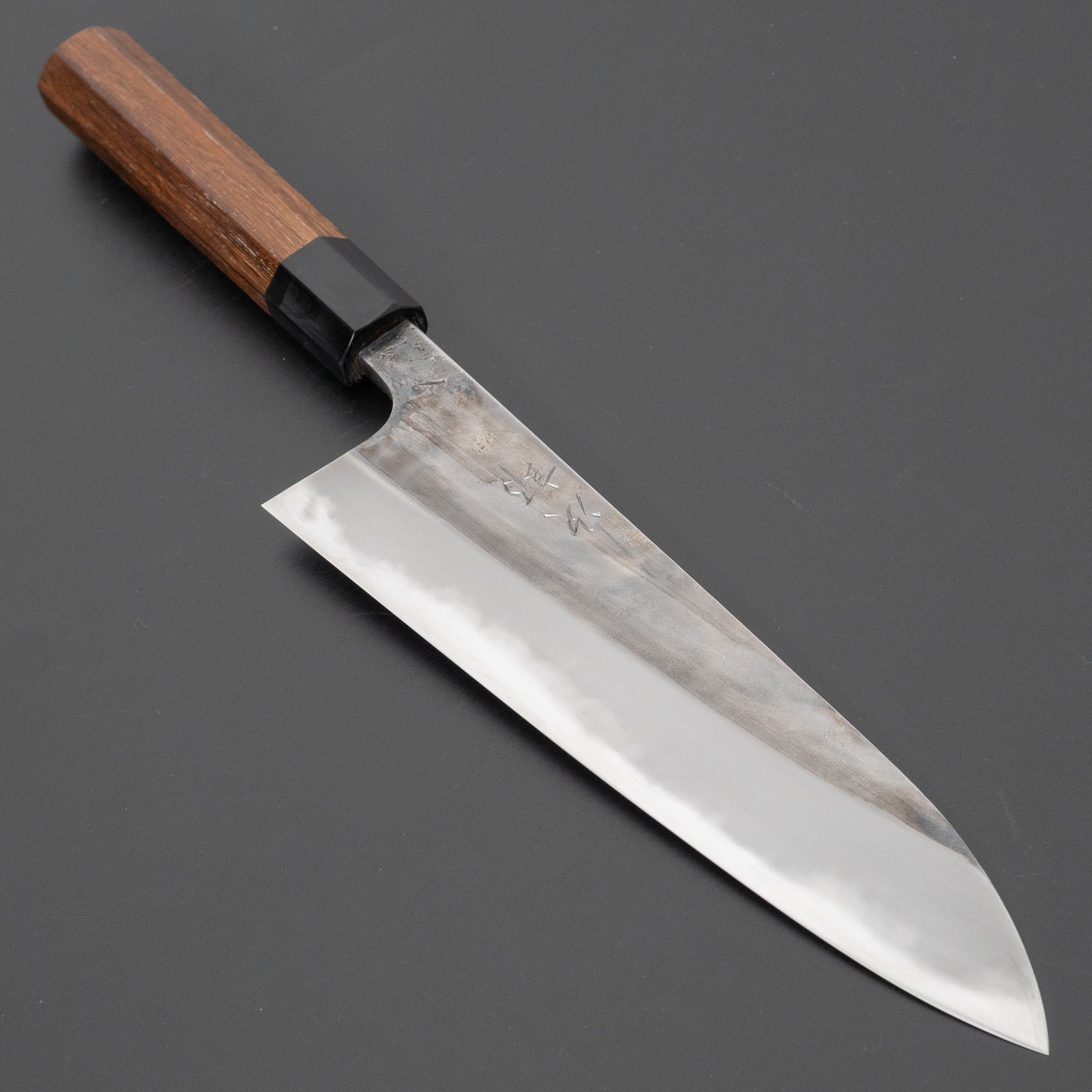 Premium Jiro Tsuchime Wa Gyuto 210mm Japanese Chef Knife with Taihei Tagayasan Handle (#704) - Perfect for Sushi, Sashimi & Precision Meat Cutting