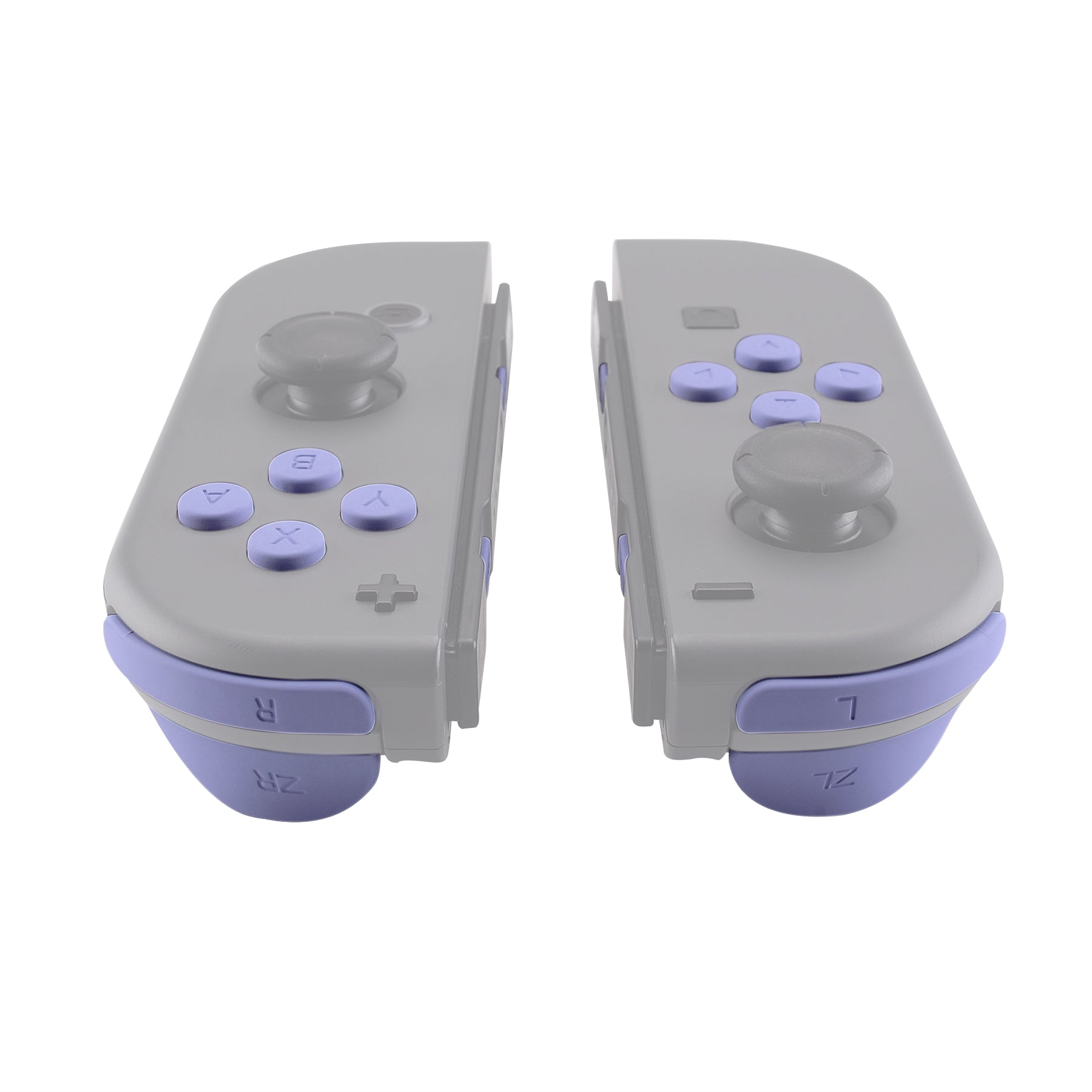 ExtremeRate Light Violet Replacement ABXY Buttons & Triggers Kit for Nintendo Switch JoyCon (OLED Included) - Full Set with Tools for DIY Repair & Customization - Perfect for Gaming, Home Use & Travel Accessories