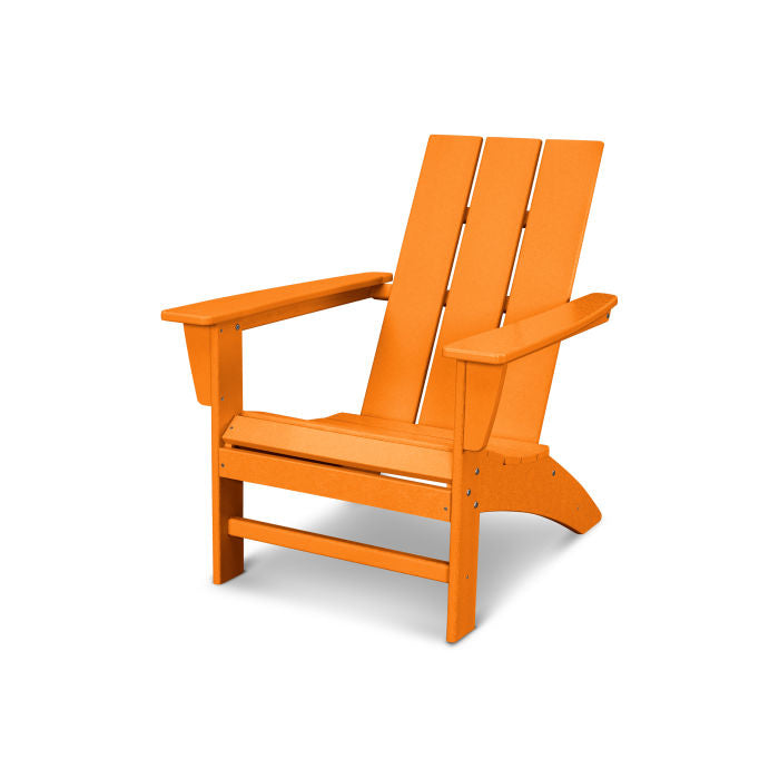 POLYWOOD Modern Adirondack Chair - Durable Outdoor Furniture, All-Weather Resin, Comfortable Patio Seating for Garden, Poolside & Backyard Relaxation