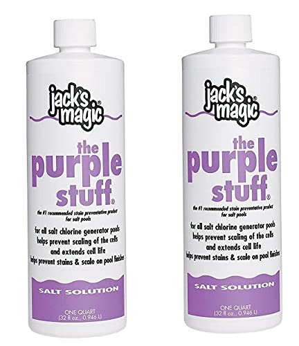Jack's Magic Purple Stuff 32oz (2 Pack) - Pool & Spa Stain Remover