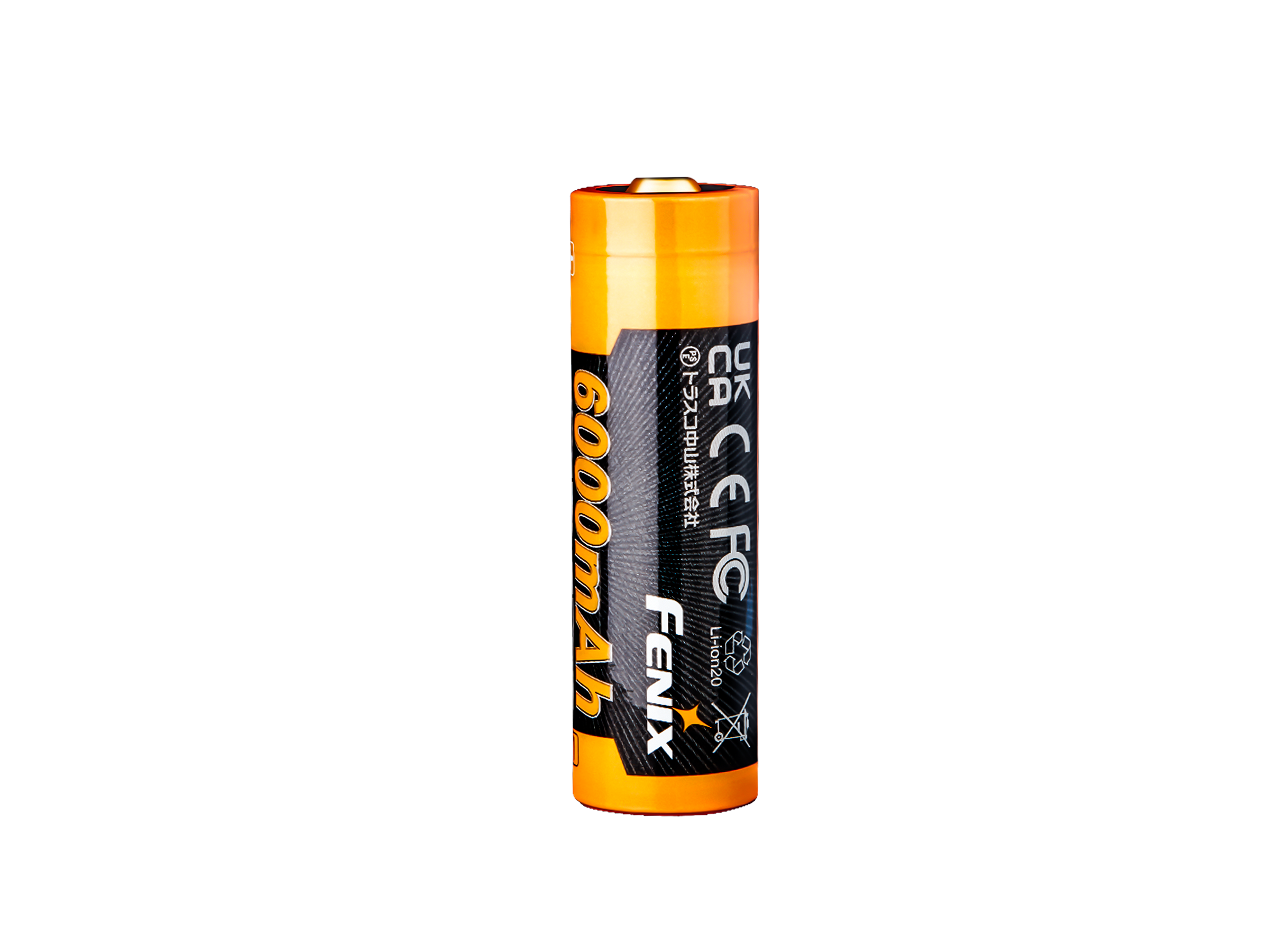 Fenix ARB L21 6000 Rechargeable 21700 Lithium-ion Battery - 6000mAh High Capacity Flashlight Battery for Outdoor Camping, Hiking & Emergency Use
