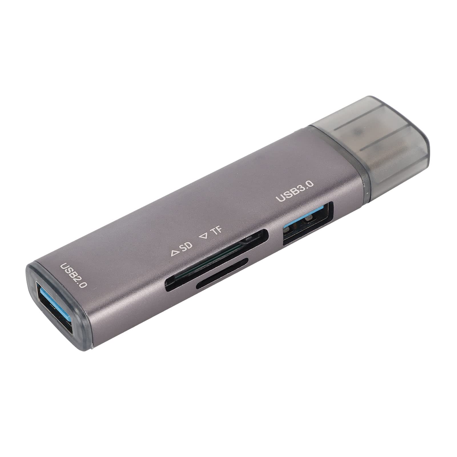 USB 3.0 Docking Station with 4 Ports & Dual Card Reader - High Speed Data Transfer Hub for PC, Laptop, Mac - Perfect for Home Office & Remote Work Setup