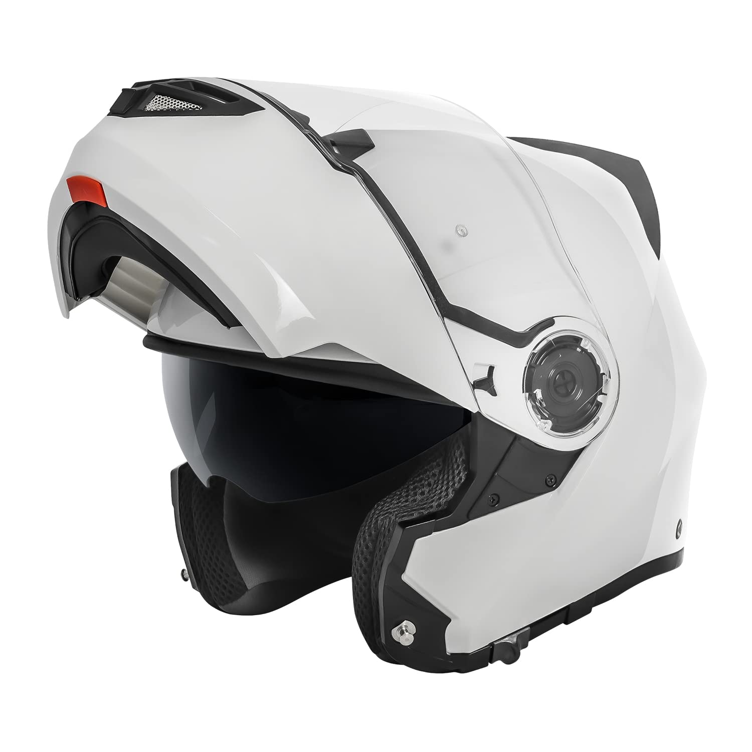 VCAN VX28 Full Face Modular Flip-Up Motorcycle Helmet - DOT & ECE Certified, Coolmax Cheek Pads, OTG Compatible - Ideal for Touring, Commuting & Adventure Riding