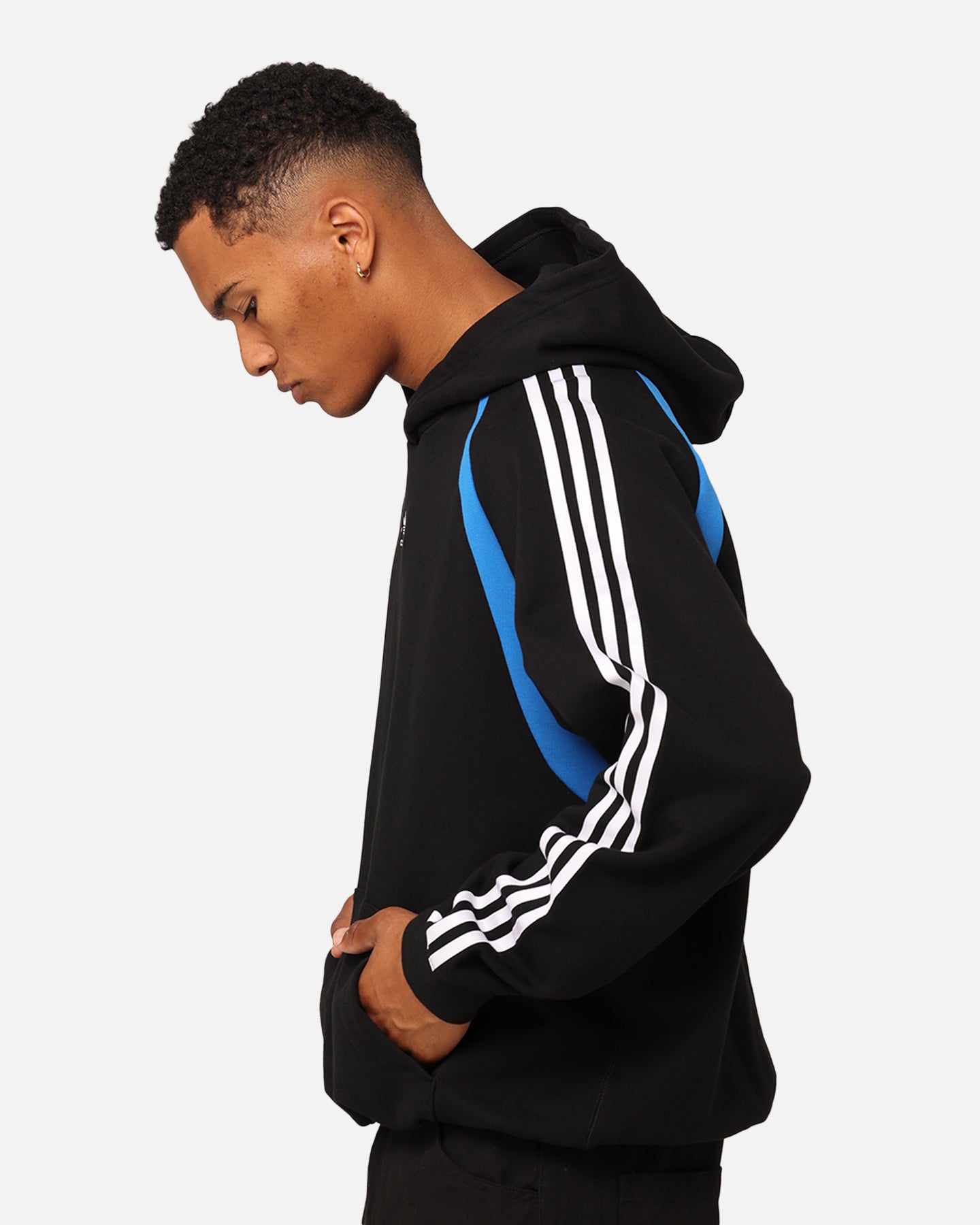 Adidas Oversized Hoodie for Men & Women - Black Cotton Pullover Sweatshirt | Casual Streetwear for Gym, Lounge & Everyday Wear