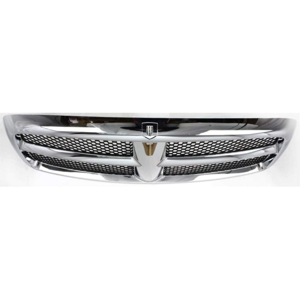 2003-2005 Dodge Ram 2500/3500 Honeycomb Grille Assembly - Chrome Shell with Paint-to-Match Insert | OEM CH1200248 & 55077185AG | Perfect for Truck Upgrades & Off-Road Adventures