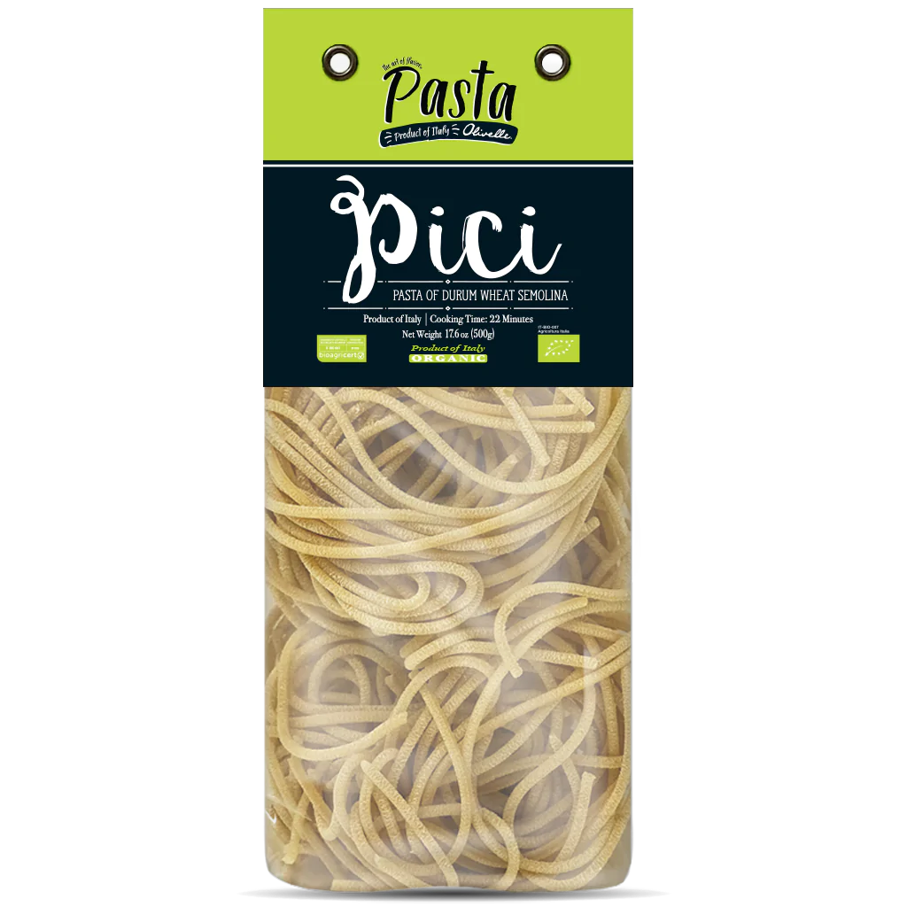 Authentic Italian Pici Pasta - Handmade Thick Spaghetti for Gourmet Italian Cuisine | Perfect for Carbonara, Aglio e Olio & Homemade Pasta Dishes