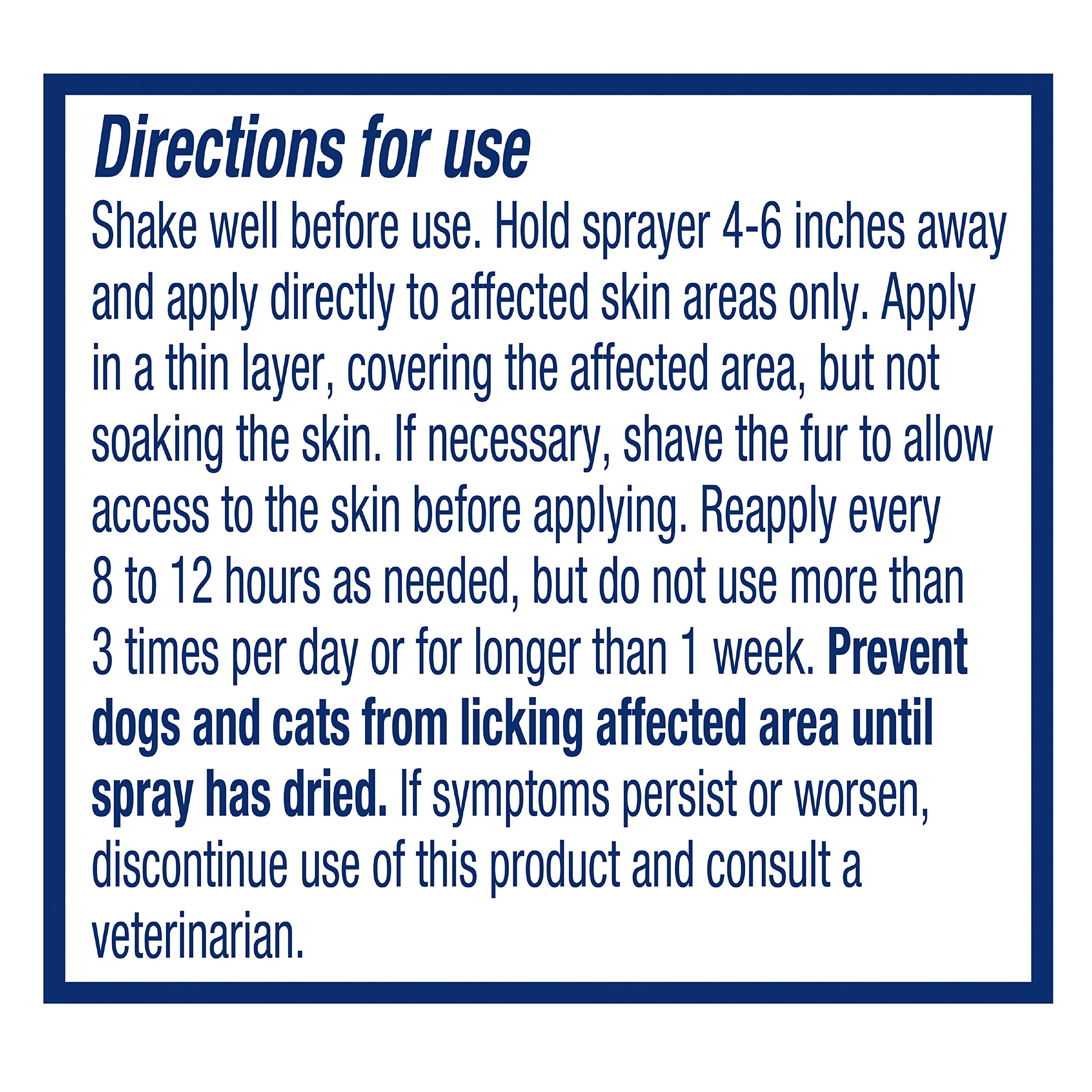 ProSense Itch Relief Hydrocortisone Spray for Dogs & Cats - Aloe Infused 4oz (48 Pack Case) | Soothes Hot Spots, Allergies & Skin Irritations for Pets at Home or Travel