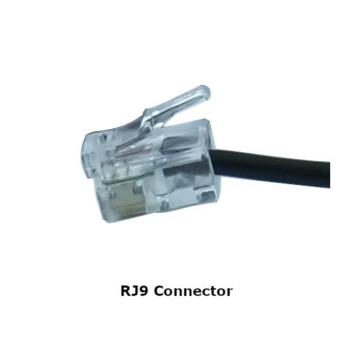 Professional Noise Canceling Headset with Rotatable Microphone Boom - Office Headphones for Call Centers, Compatible with RJ9 Jack Phones - Perfect for Customer Service, Telemarketing & Remote Work
