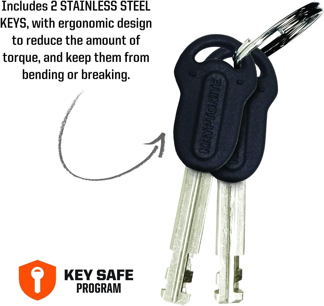 Kryptonite Kryptolok 995 Heavy Duty 3-Foot Bike Chain Lock - Sold Secure Gold Rated Anti-Theft Bicycle Lock for Motorcycles, Scooters, Doors, Gates & Fences - Perfect for Urban Commuting, Outdoor Security & Bike Storage