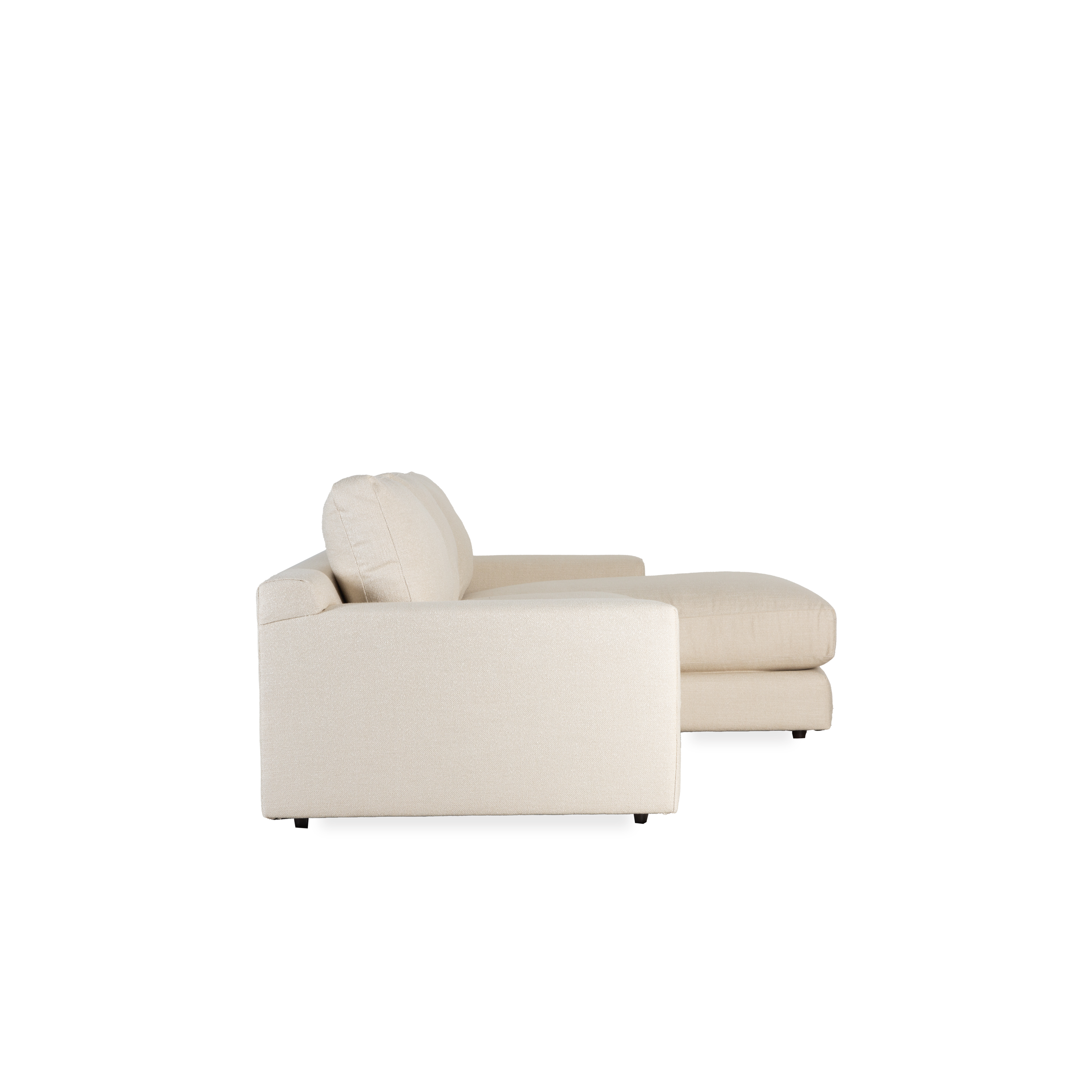 Portia Chaise Sectional Sofa - Modern L-Shaped Couch with Chaise Lounge for Living Room, Family Room & Apartment - Comfortable Upholstered Fabric Sofa Set for Relaxing & Entertaining