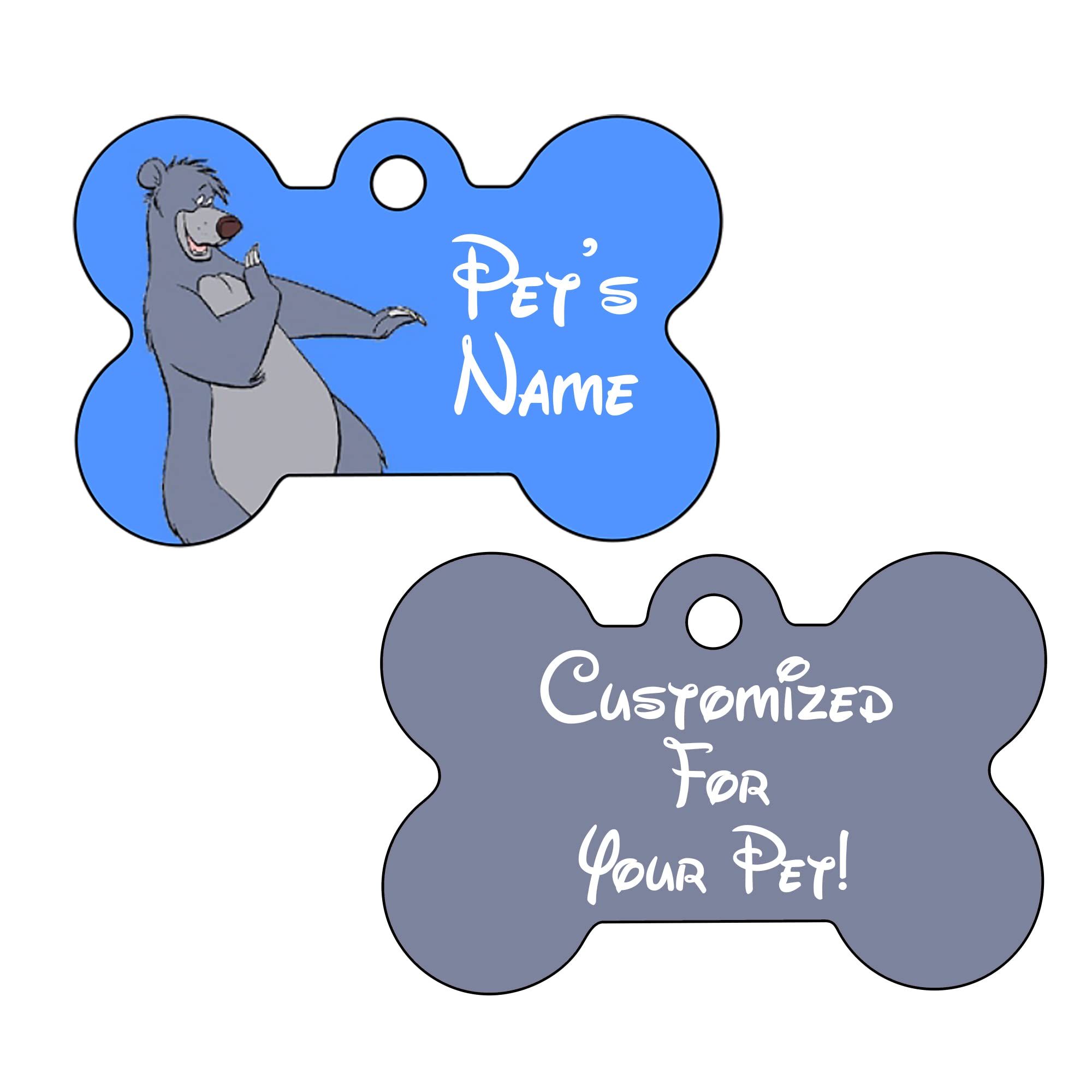 Custom Double Sided Pet ID Tags for Dogs & Cats - Personalized Engraved Name & Phone Number - Perfect for Pet Safety & Identification (Home, Travel, Outdoor Adventures)