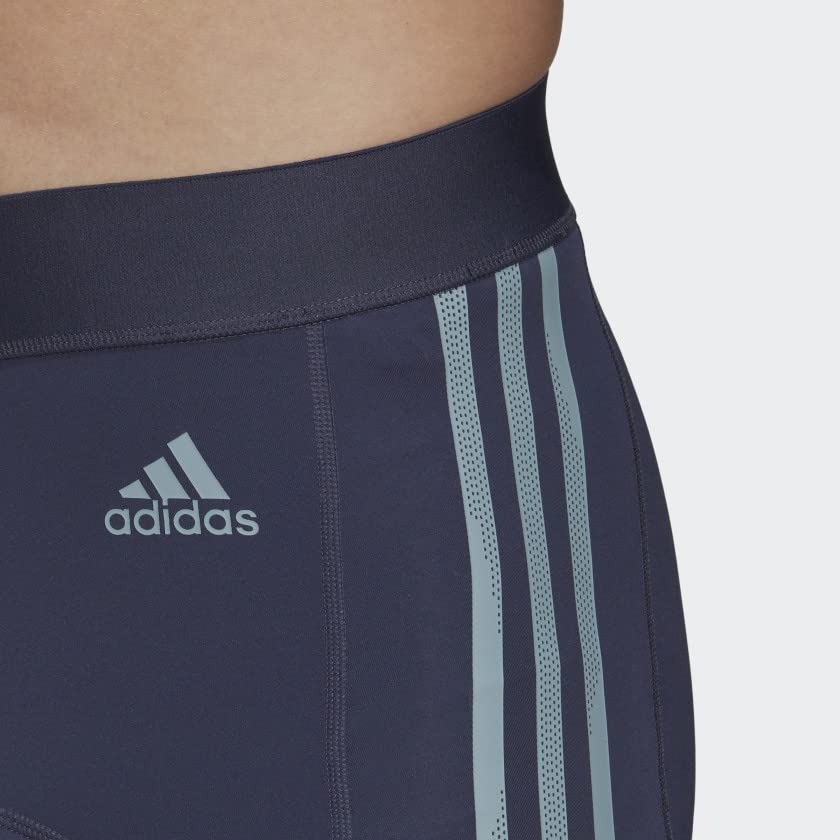 adidas Men's H59846 Cycling Shorts - Shadow Navy/Magic Gray - Breathable & Comfortable for Biking, Running & Gym Workouts